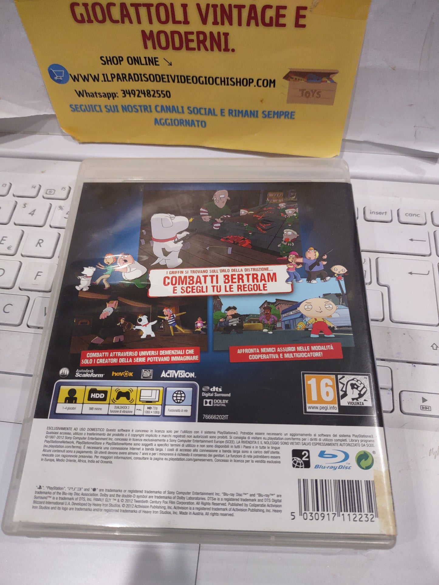 Gioco PlayStation ps3 i Griffin ritorno al multiverso PAL ITA