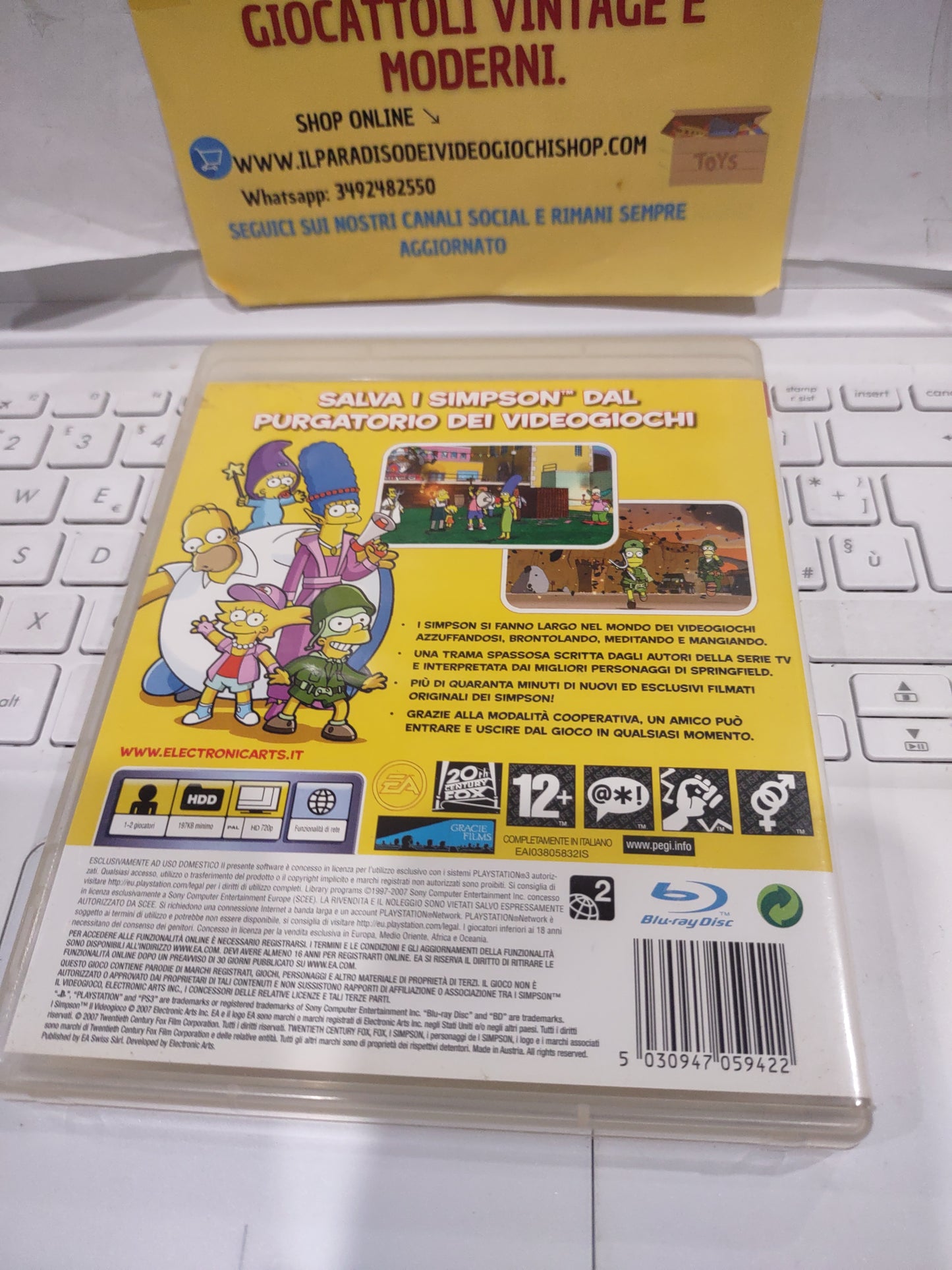 Gioco PlayStation ps3 i Simpson ip videogioco