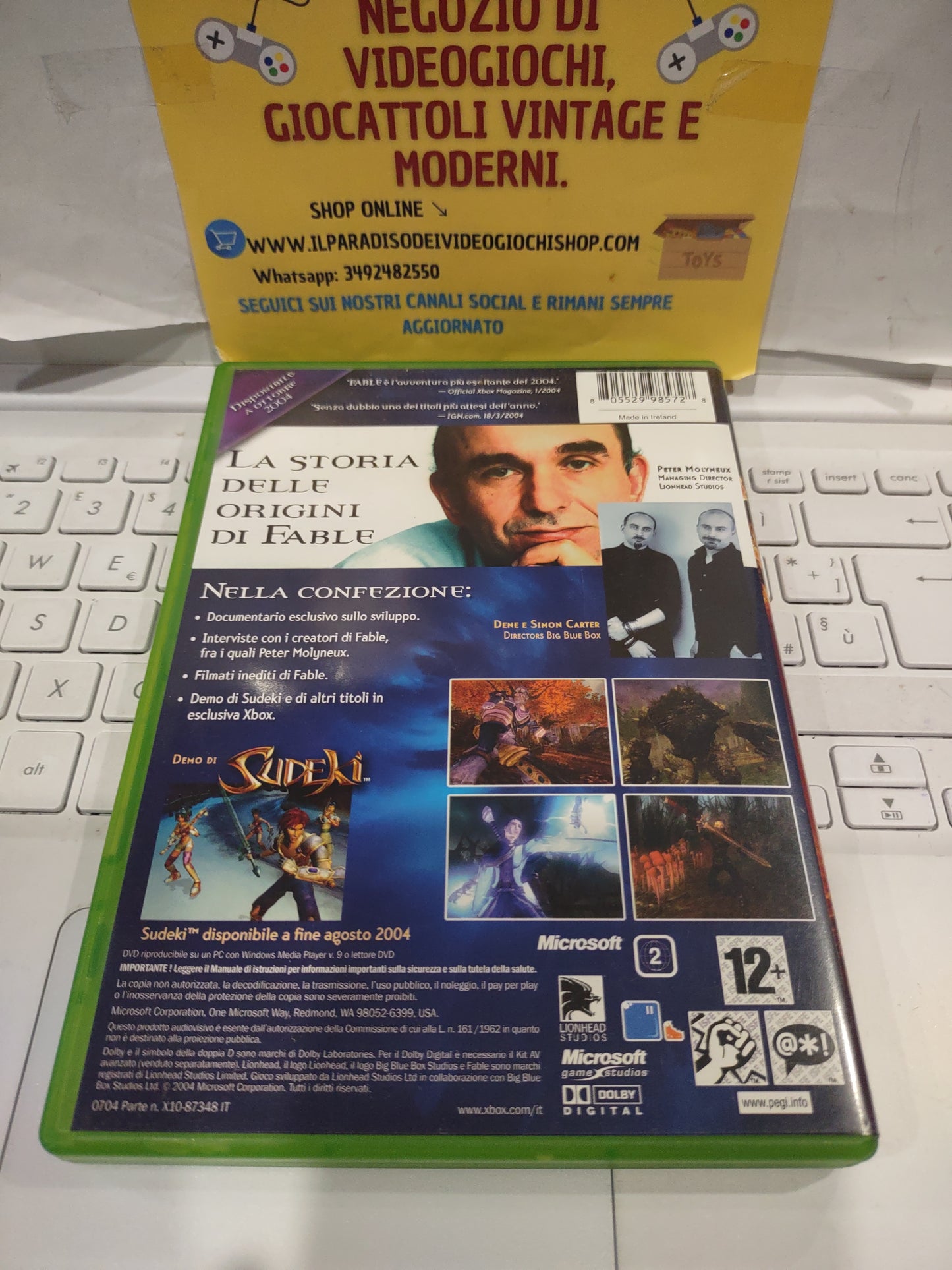 Gioco Xbox Fable 1 ita