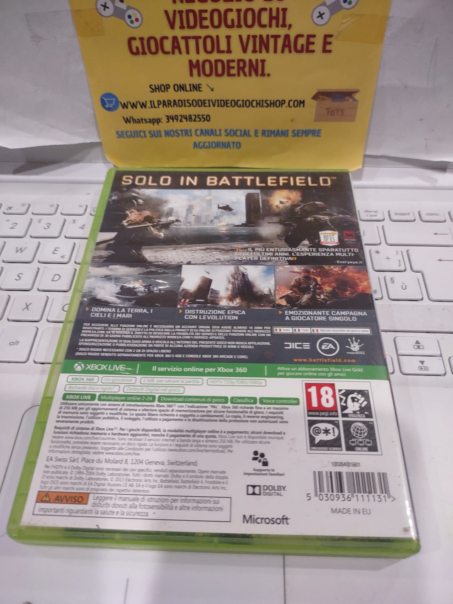 Gioco Xbox 360 Battlefield 4 Ita