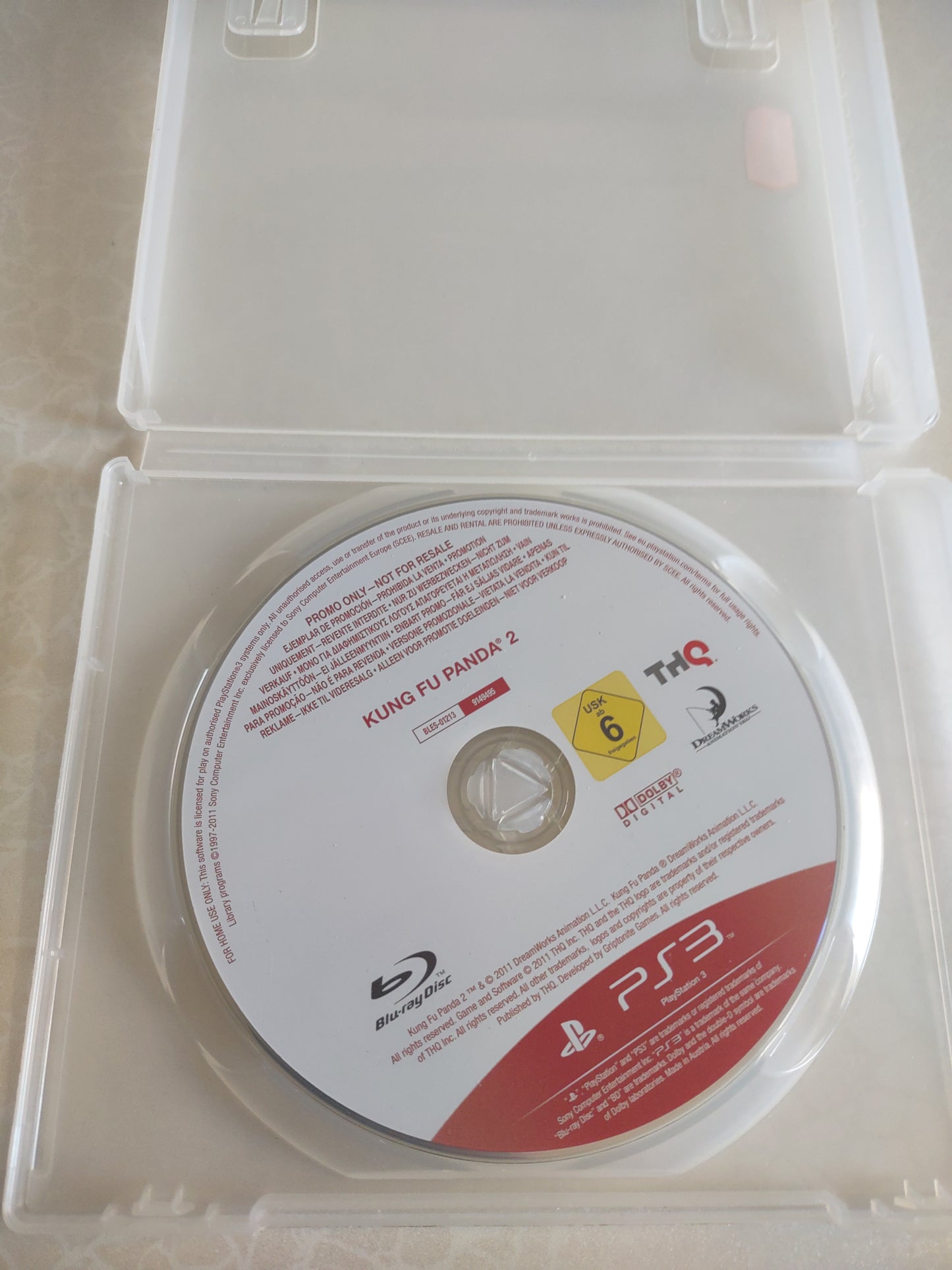 Gioco PlayStation ps3 promozionale Kung fu panda 2