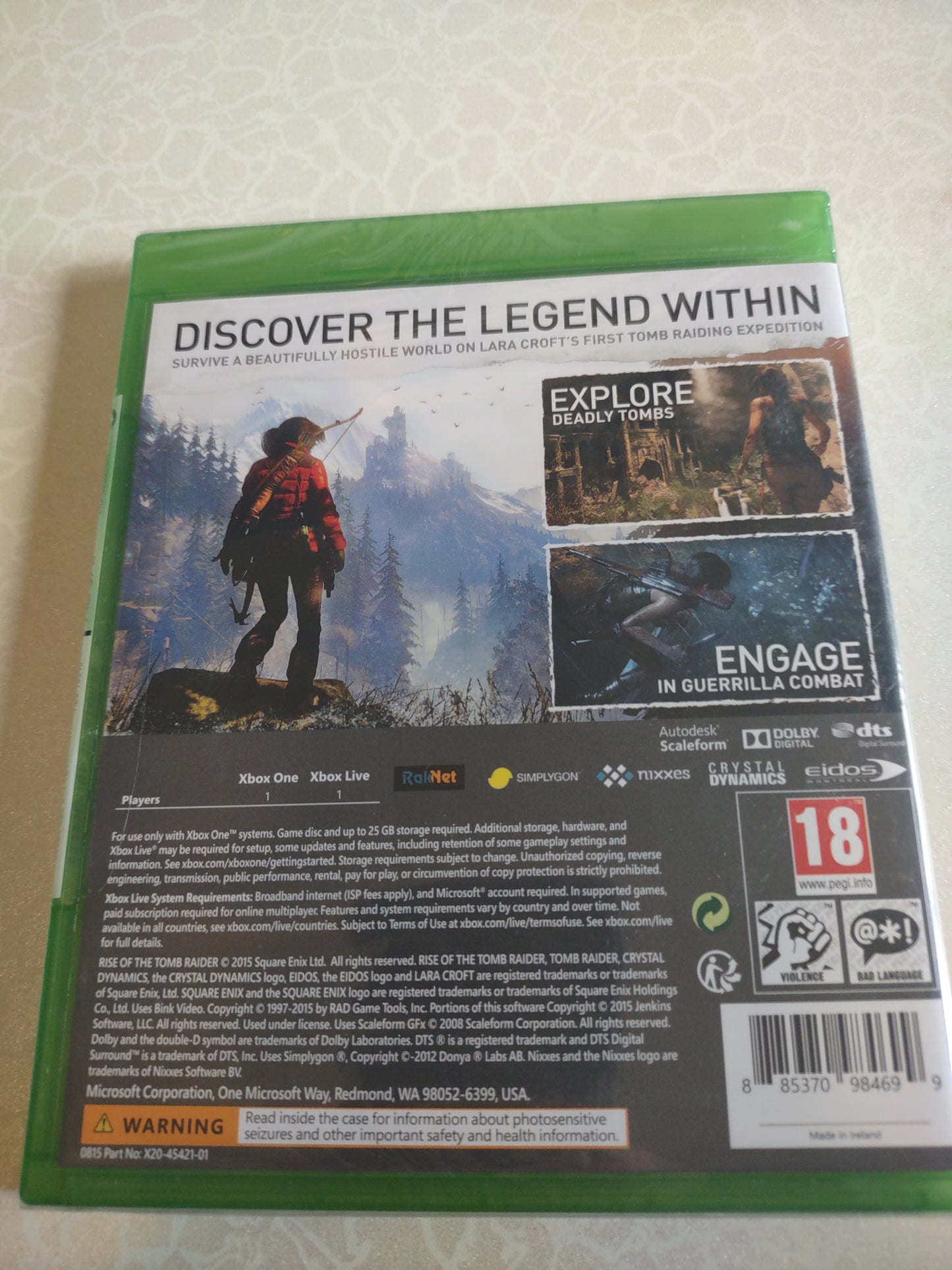 Gioco Xbox One rise of the tomb Raider