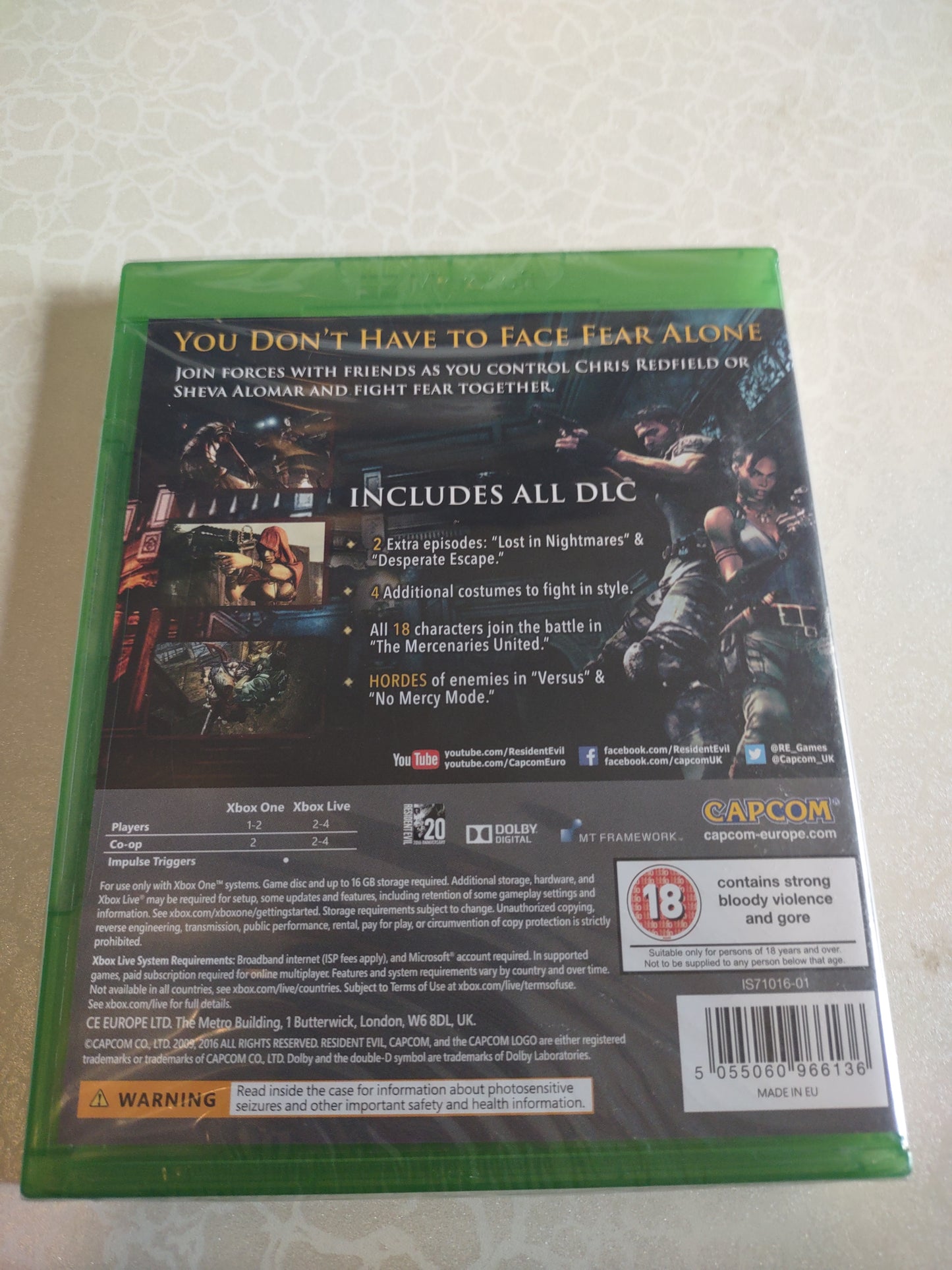 Gioco Xbox One Resident evil 5