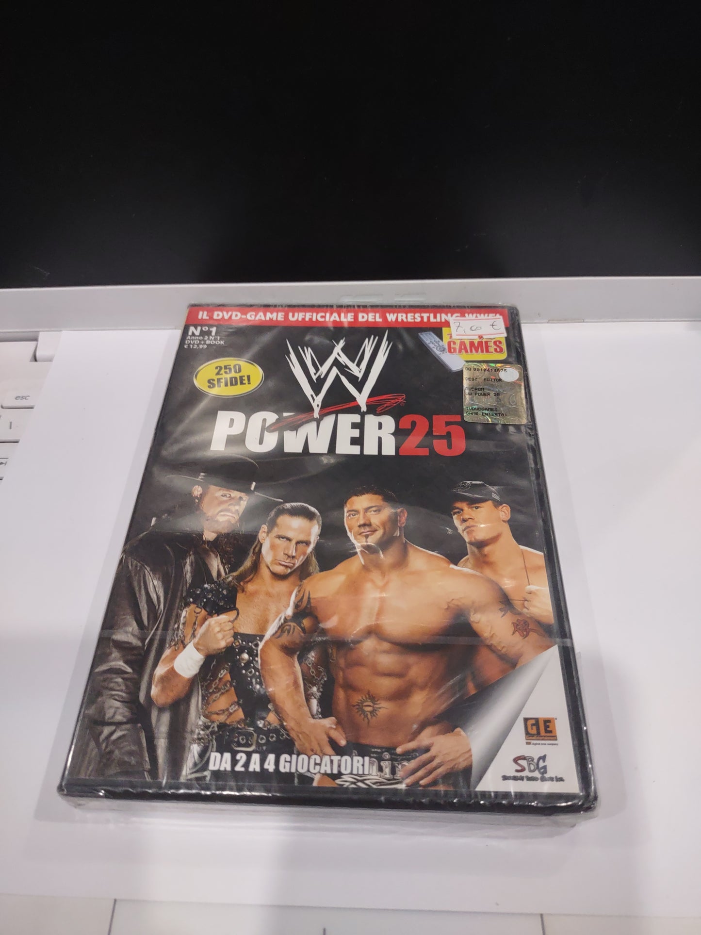DVD game WWE wrestling Power 25 250 sfide