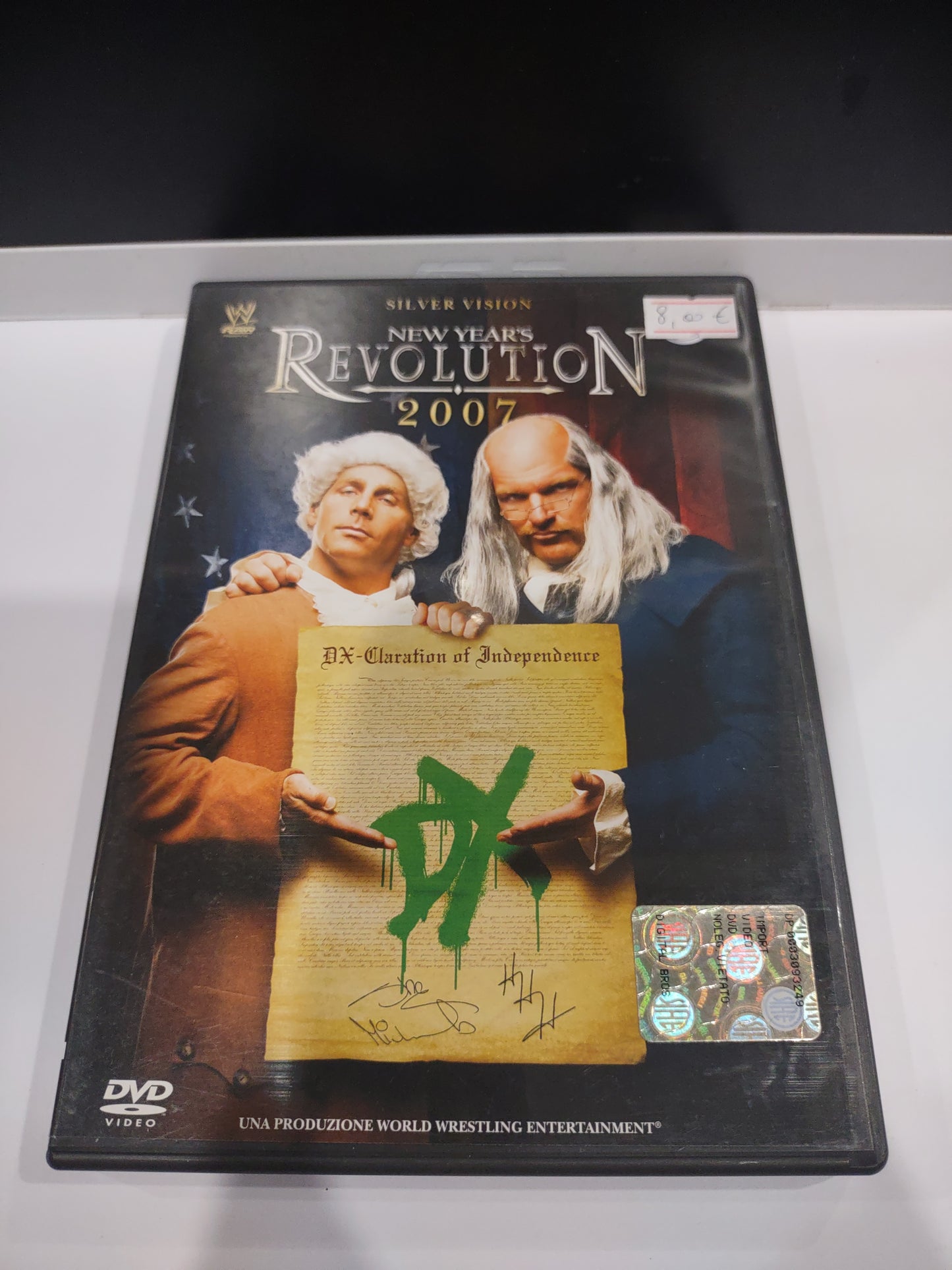 DVD WWE wrestling PPV new years Revolution 2007