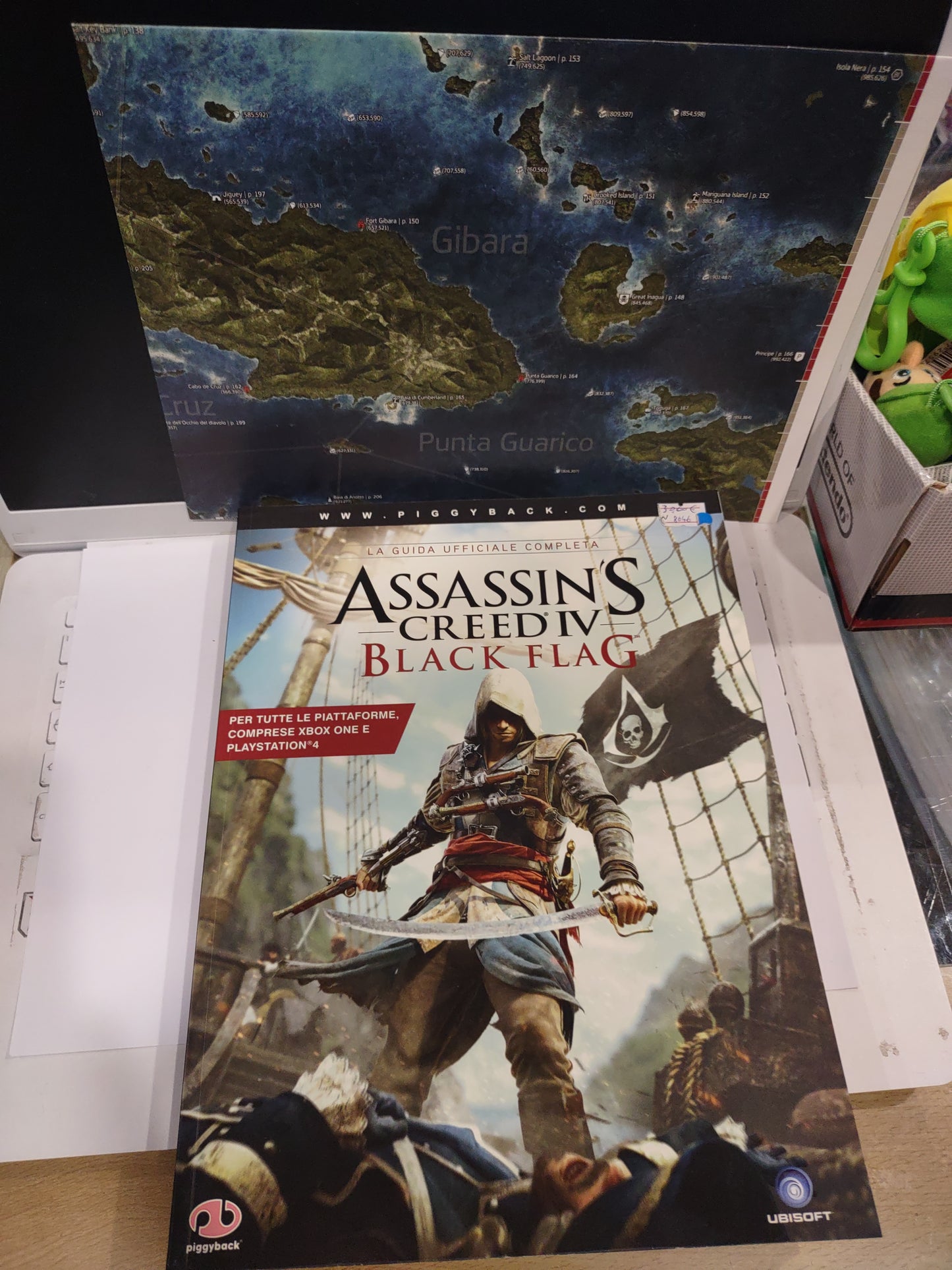 Guida strategica ufficiale Assassin's Creed IV Black flag con mappa Xbox PlayStation