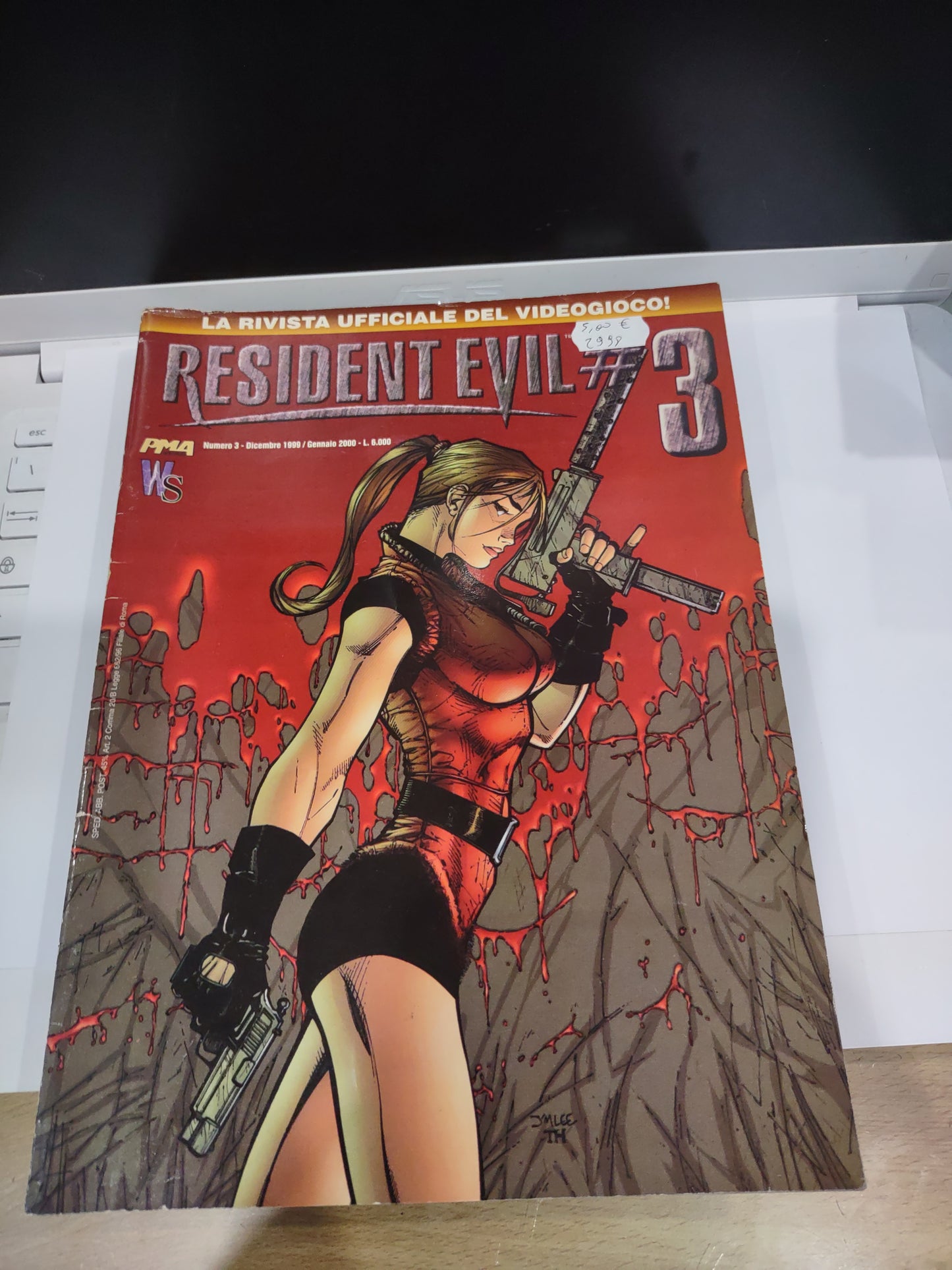 Fumetto rivista ufficiale del videogioco Resident evil 3 numero 3