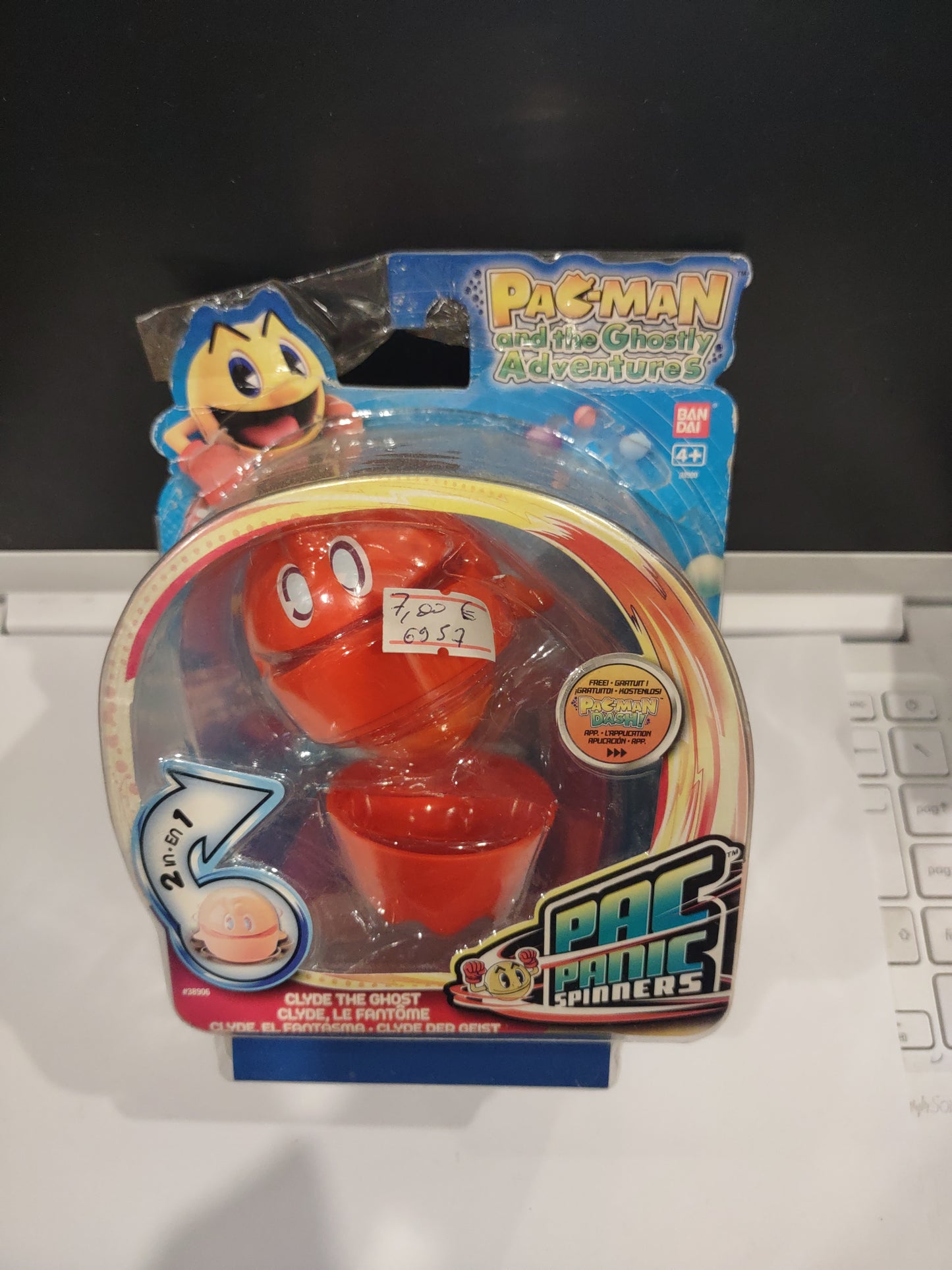 Action figure pac-man and the ghostly adventures pac panic spinners