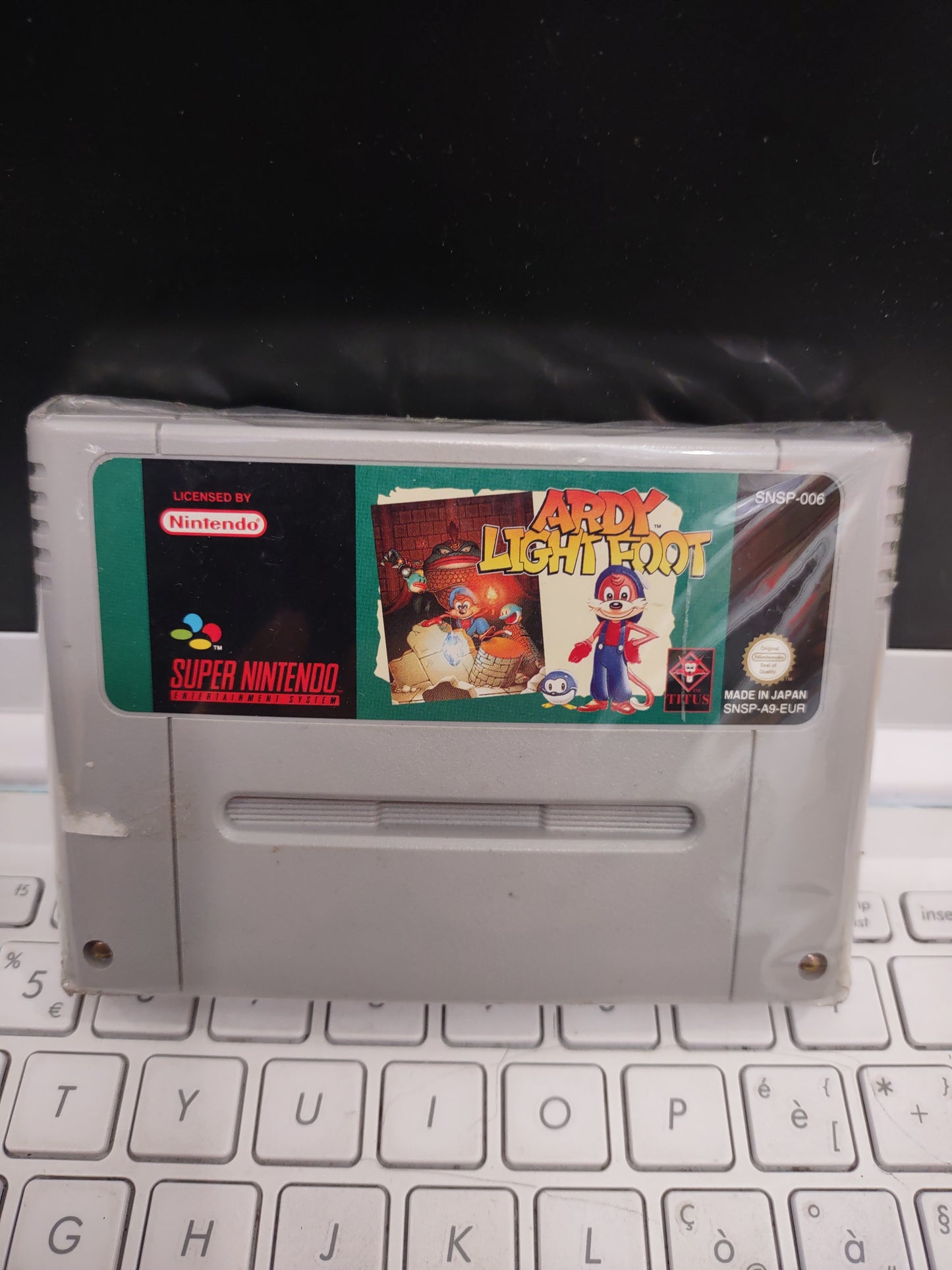 Gioco Nintendo snes superNintendo PAL ardy light foot