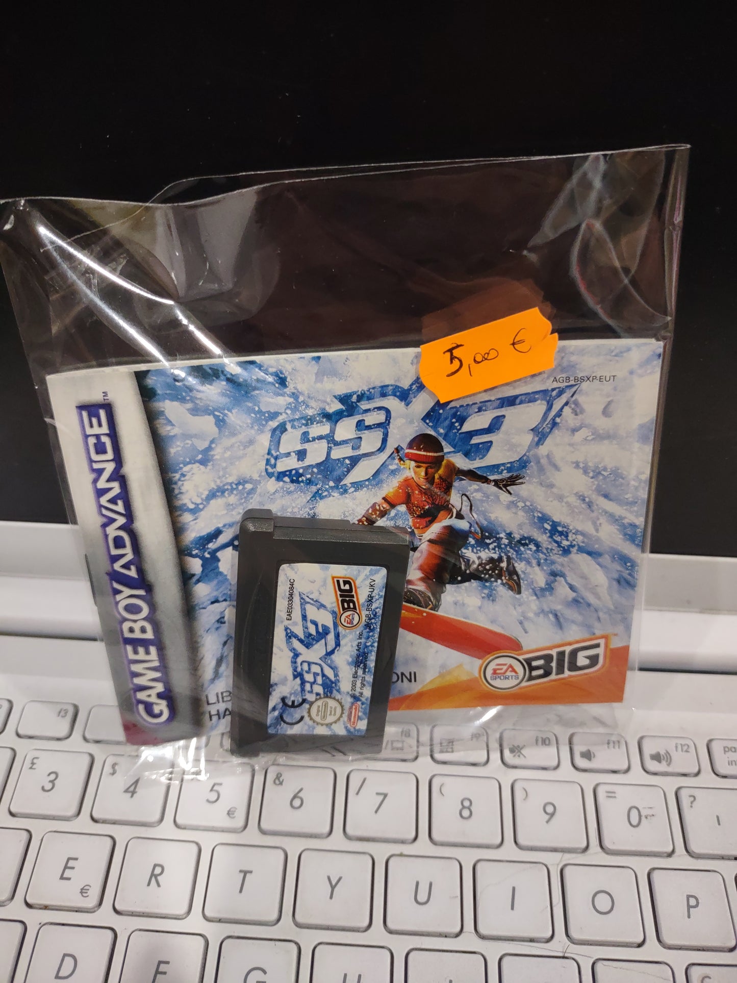 Gioco Nintendo game boy Advance ssx 3 istruzioni e gioco