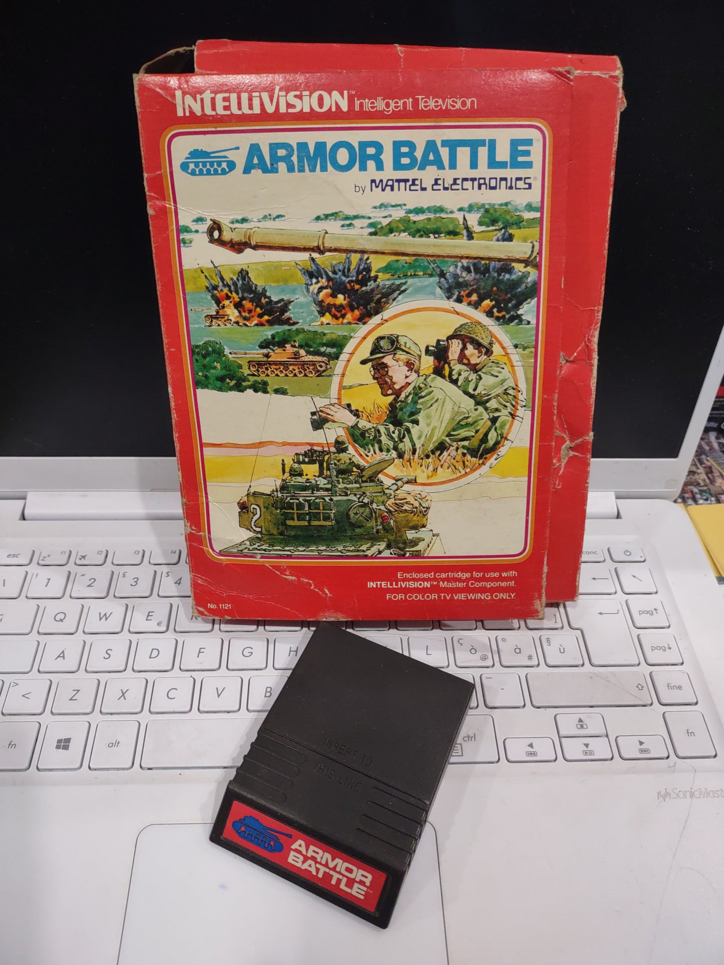 Gioco intellivision mattel armor battle