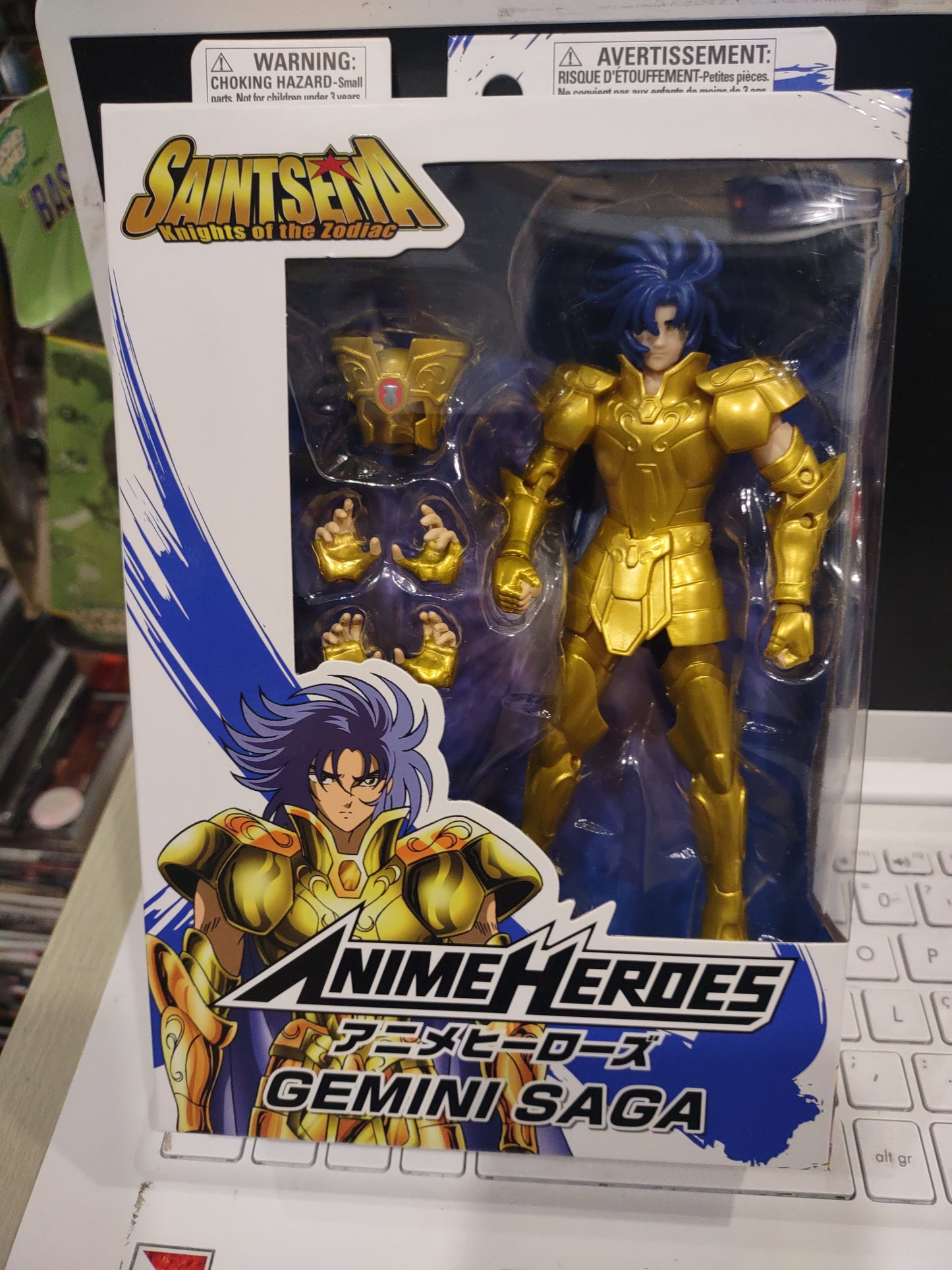 Action figure Saint seiya knights of the zodiac anime Heroes gemini saga