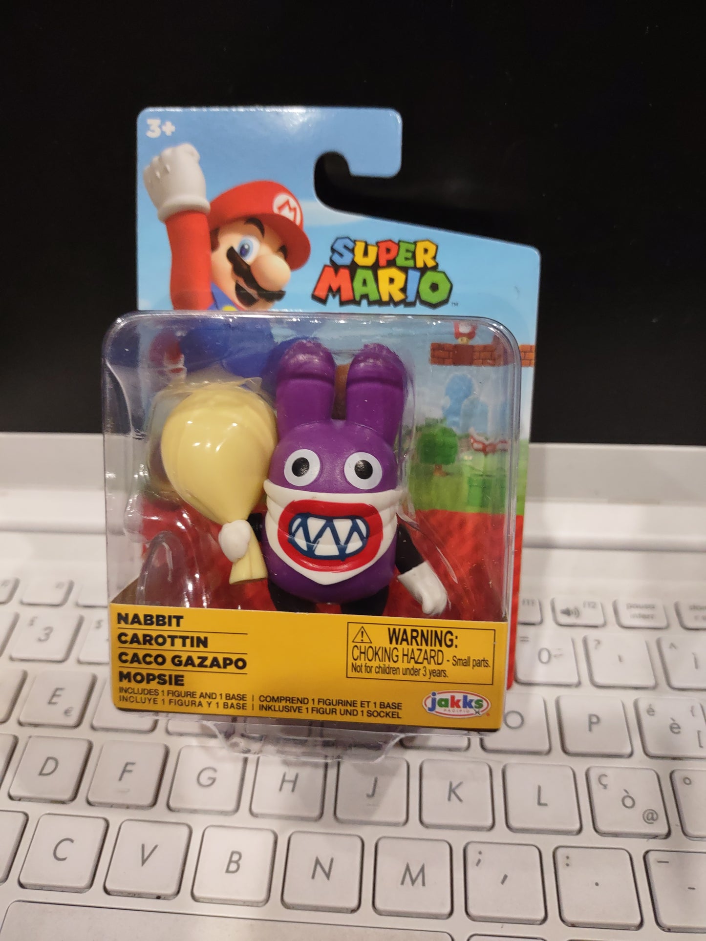 Action figure Super Mario Bros nabbit carottin caco gazapo
