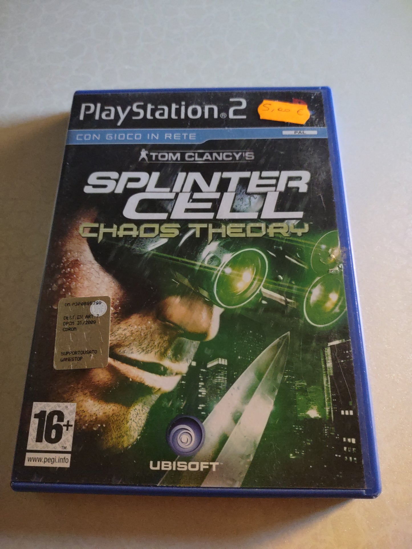 Gioco PlayStation PS2 Splinter Cell Chaos theory