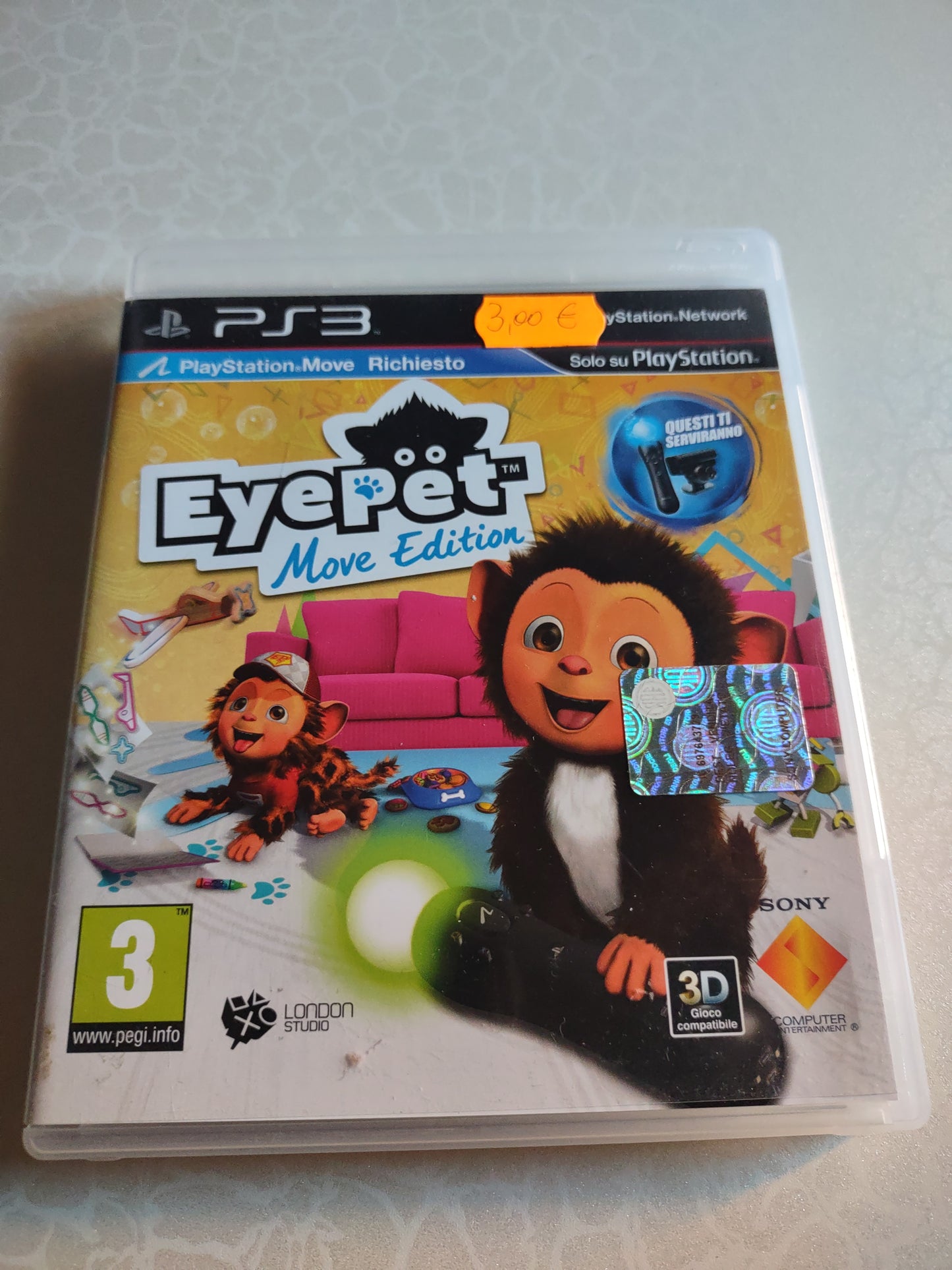 Gioco PlayStation ps3 eyepet move edition