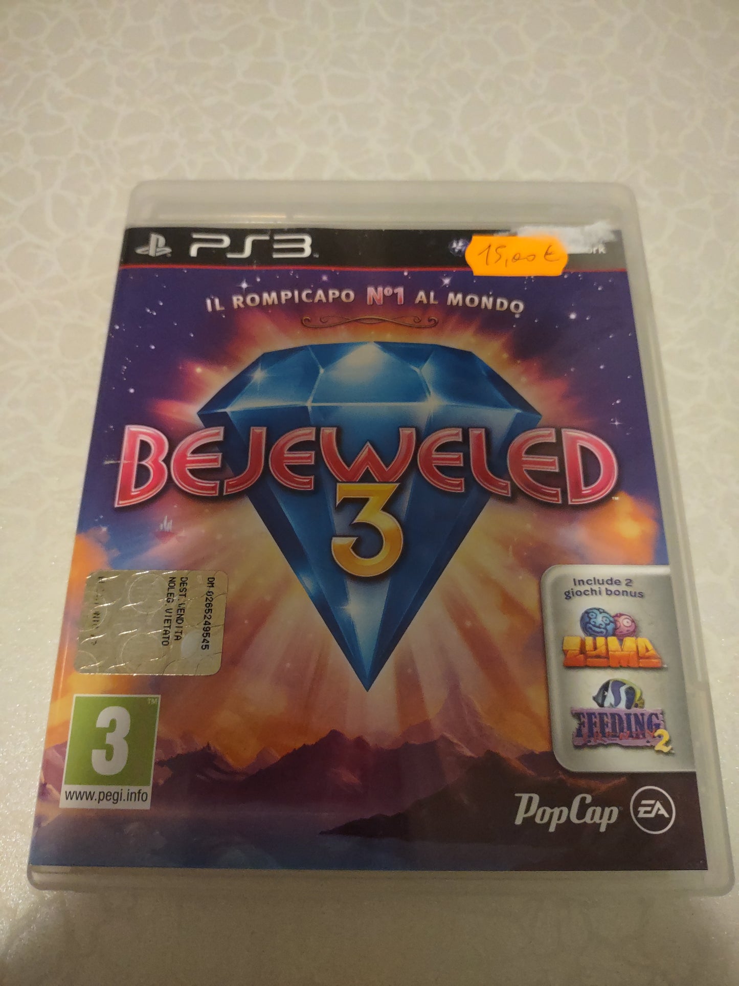 Gioco PlayStation ps3 bejeweled 3 rompicapo