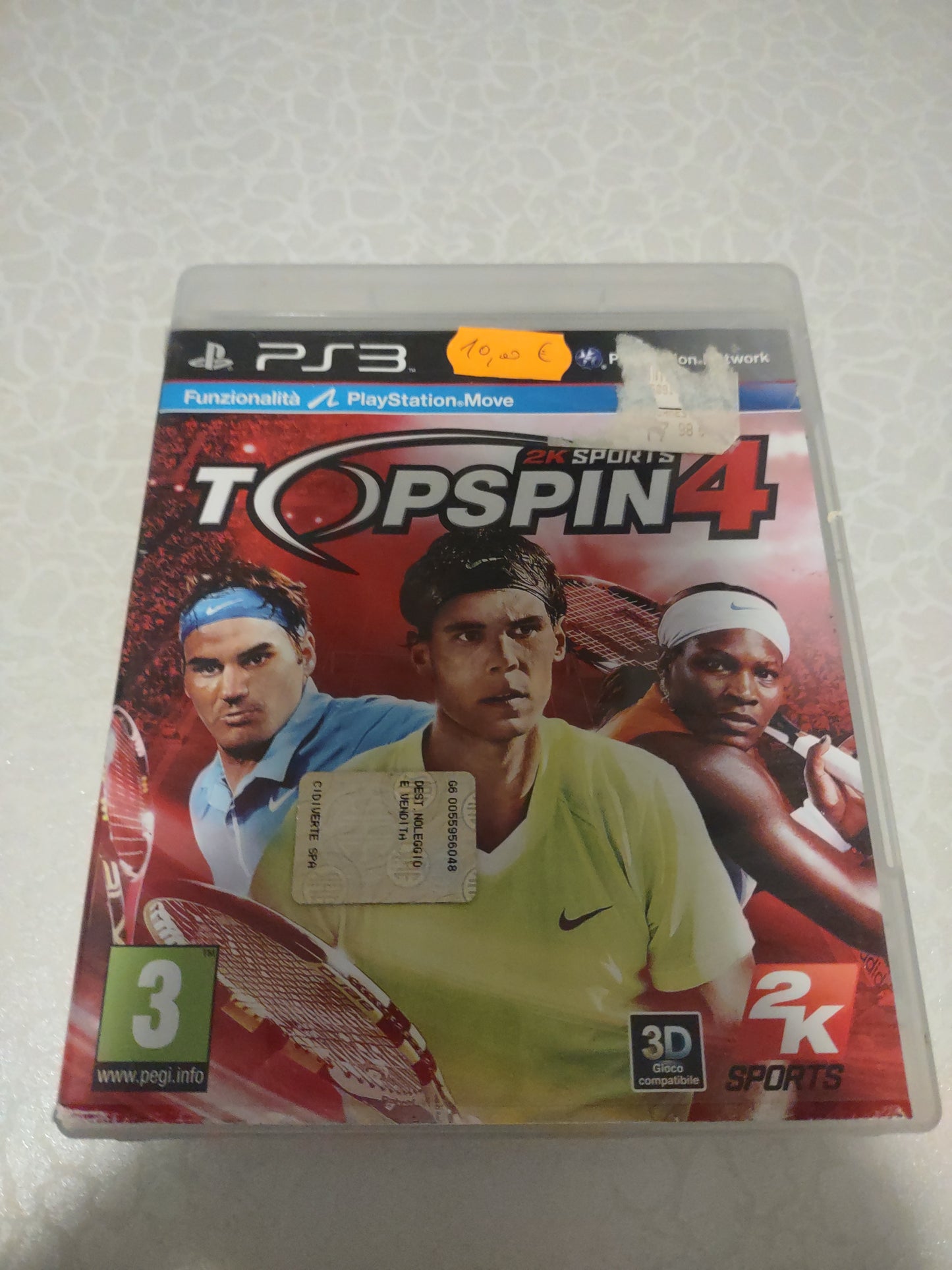 Gioco PlayStation ps3 top spin 4