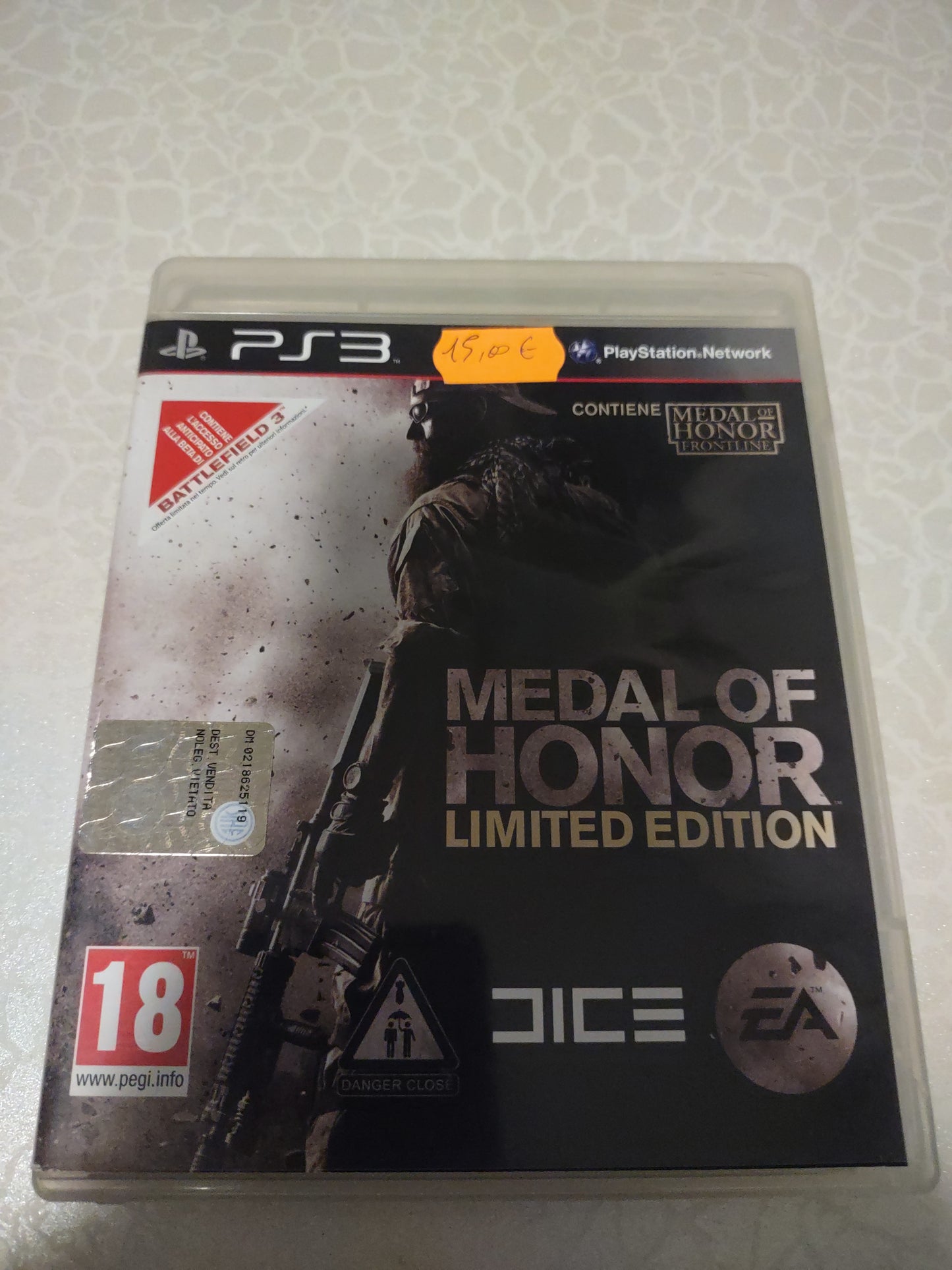 Gioco PlayStation ps3 metal of Honor Limited