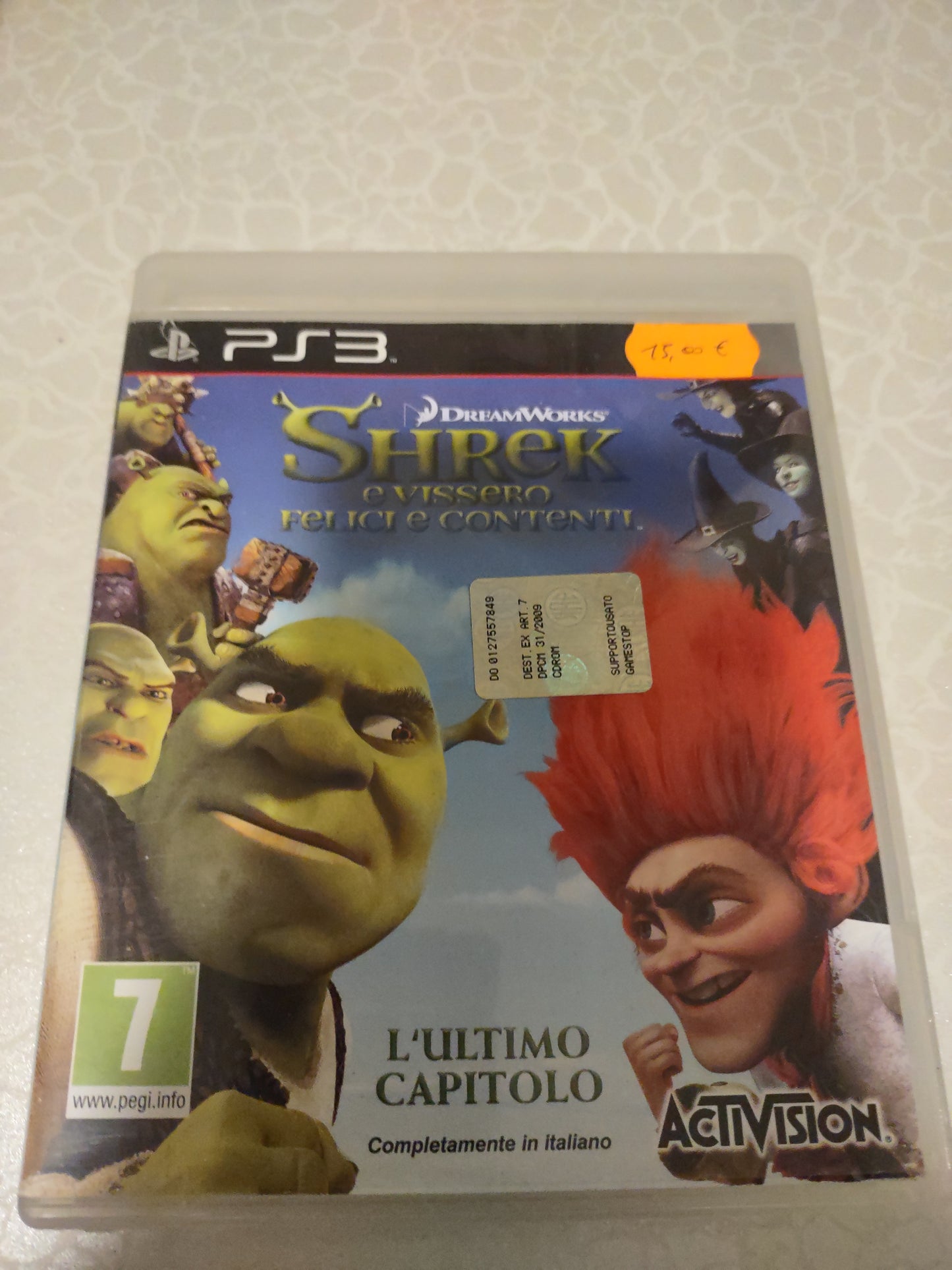Gioco PlayStation ps3 Shrek e vissero felici e contenti