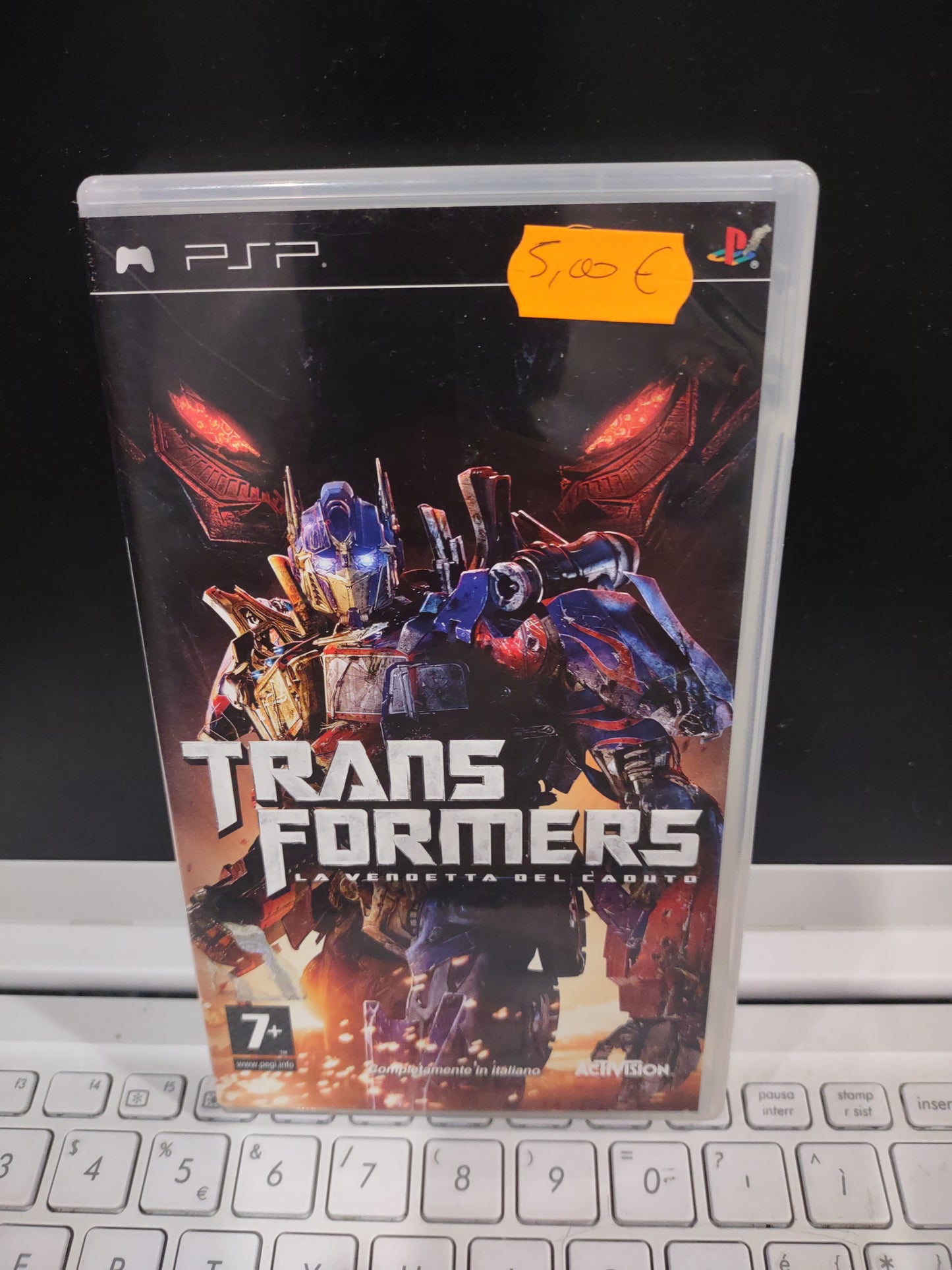 Gioco PSP PlayStation portable Transformers vendetta caduto