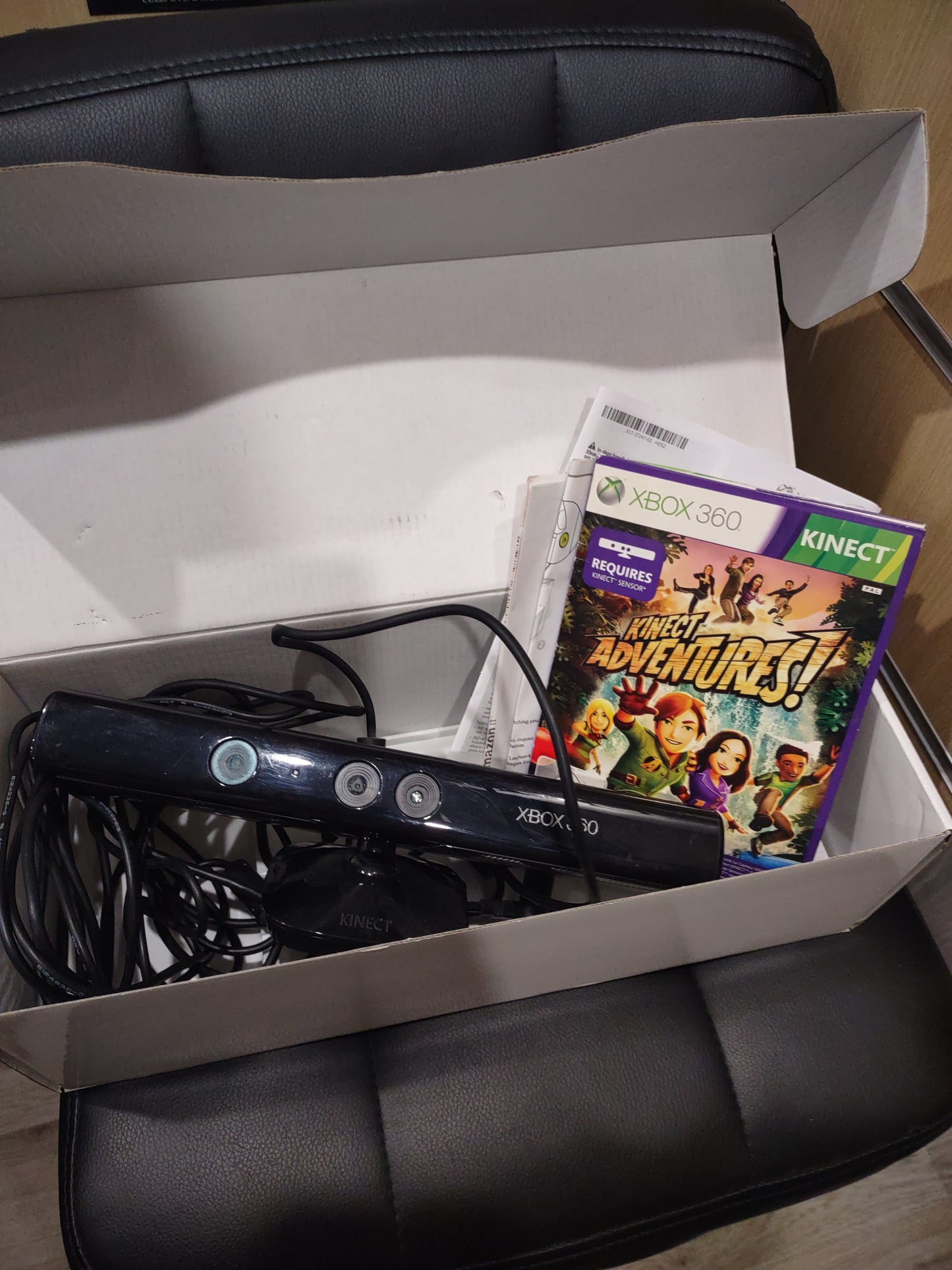 Accessorio Microsoft Kinect Xbox 360 con scatola gioco