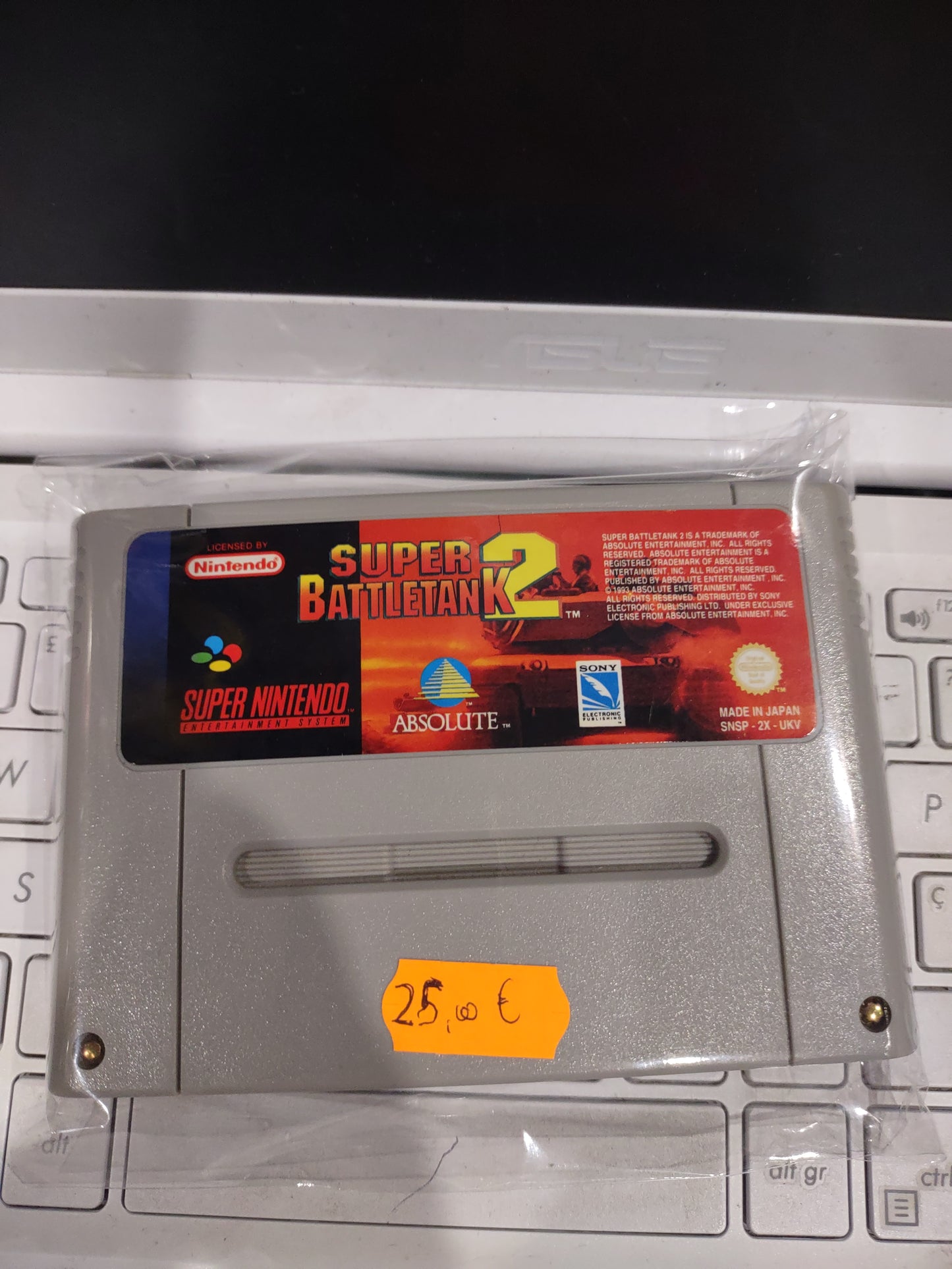 Gioco snes Super Nintendo Super Battletank 2 PAL
