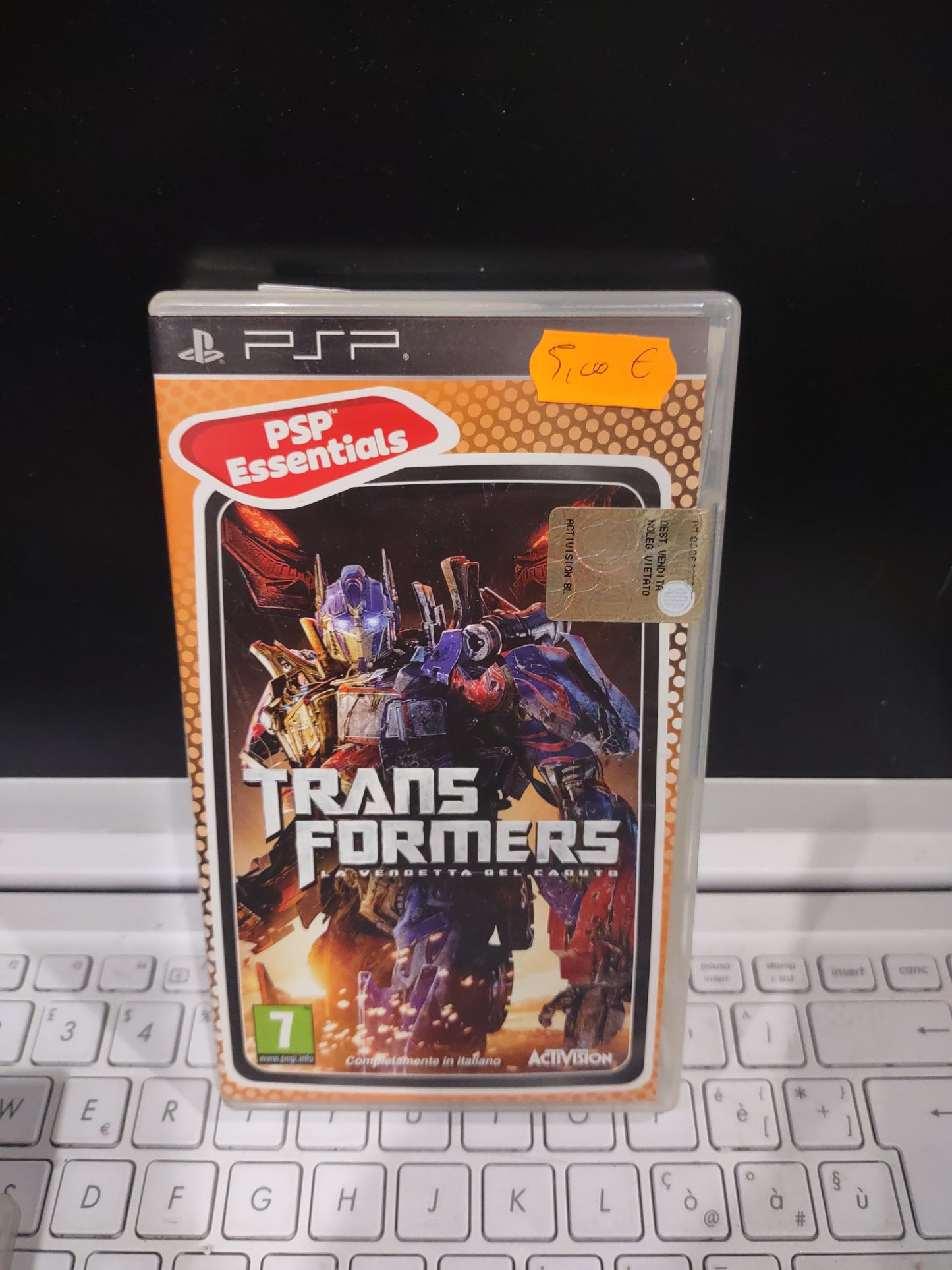 Gioco PSP PlayStation Transformers La vendetta del caduto