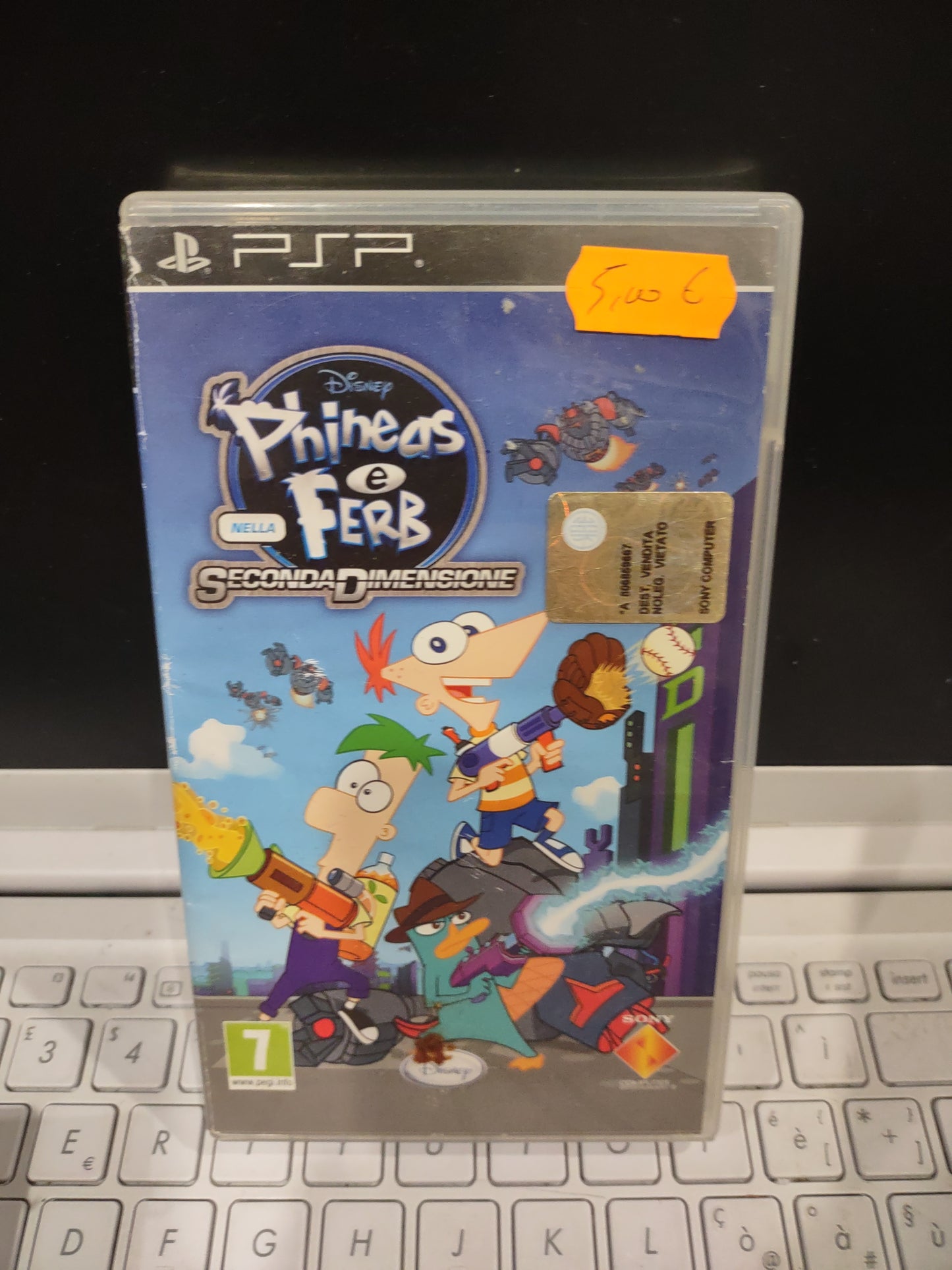 Il gioco PSP Disney Phineas e Ferb Nella seconda dimensione