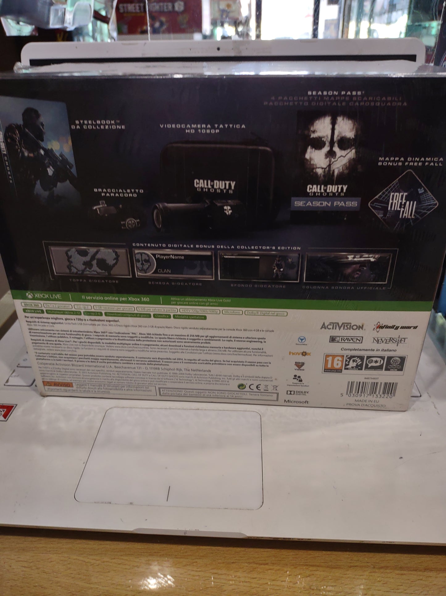 Gioco Xbox 360 call of duty ghosts Prestige edition Limited ita