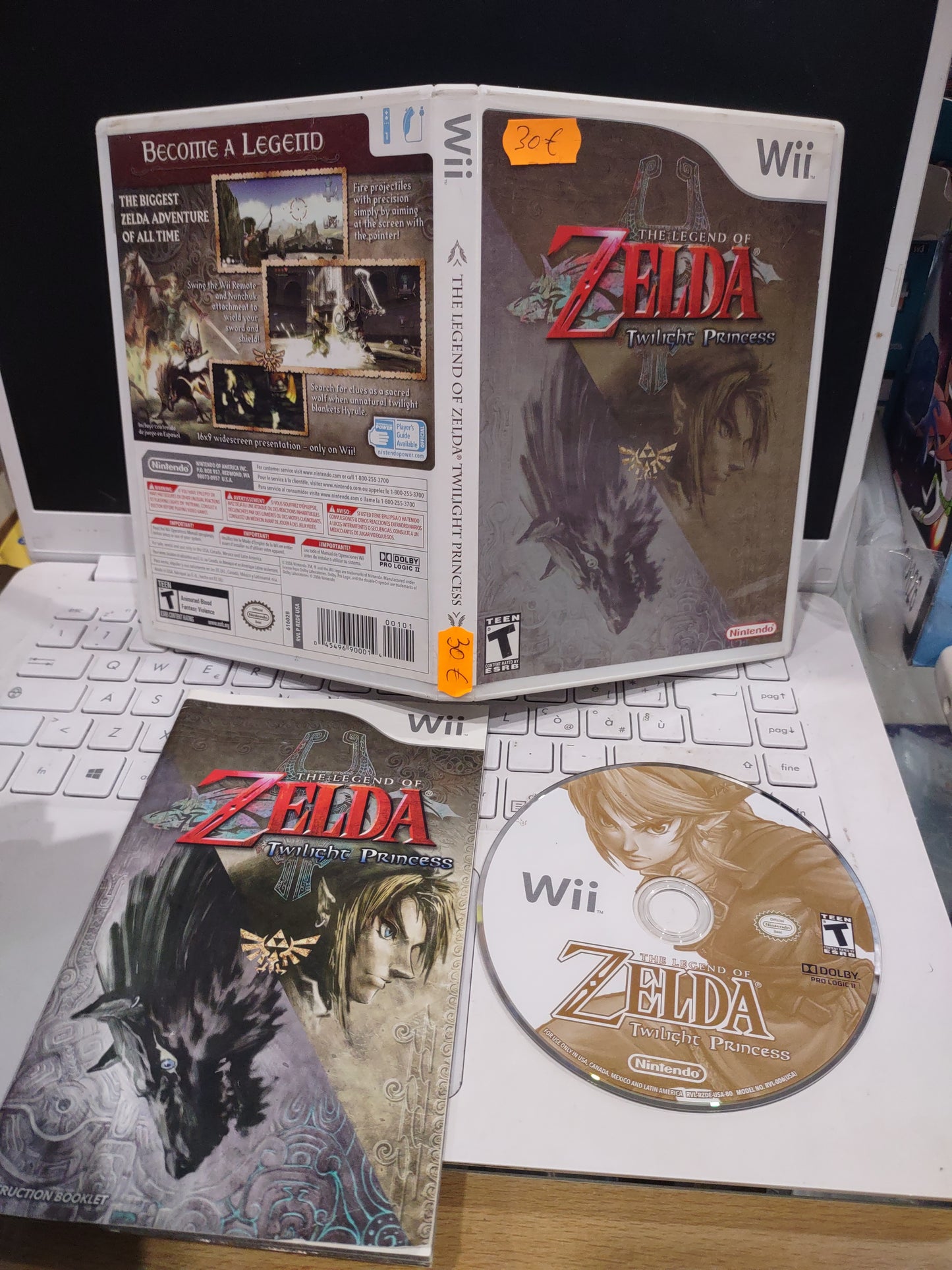 Gioco Nintendo Wii usa the Legend of Zelda Twilight princess