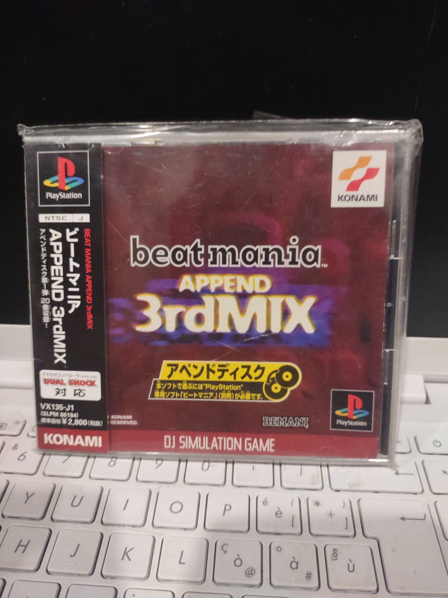 Gioco PlayStation PS1 jap Japan beat mania append 3rd mix dj simulation
