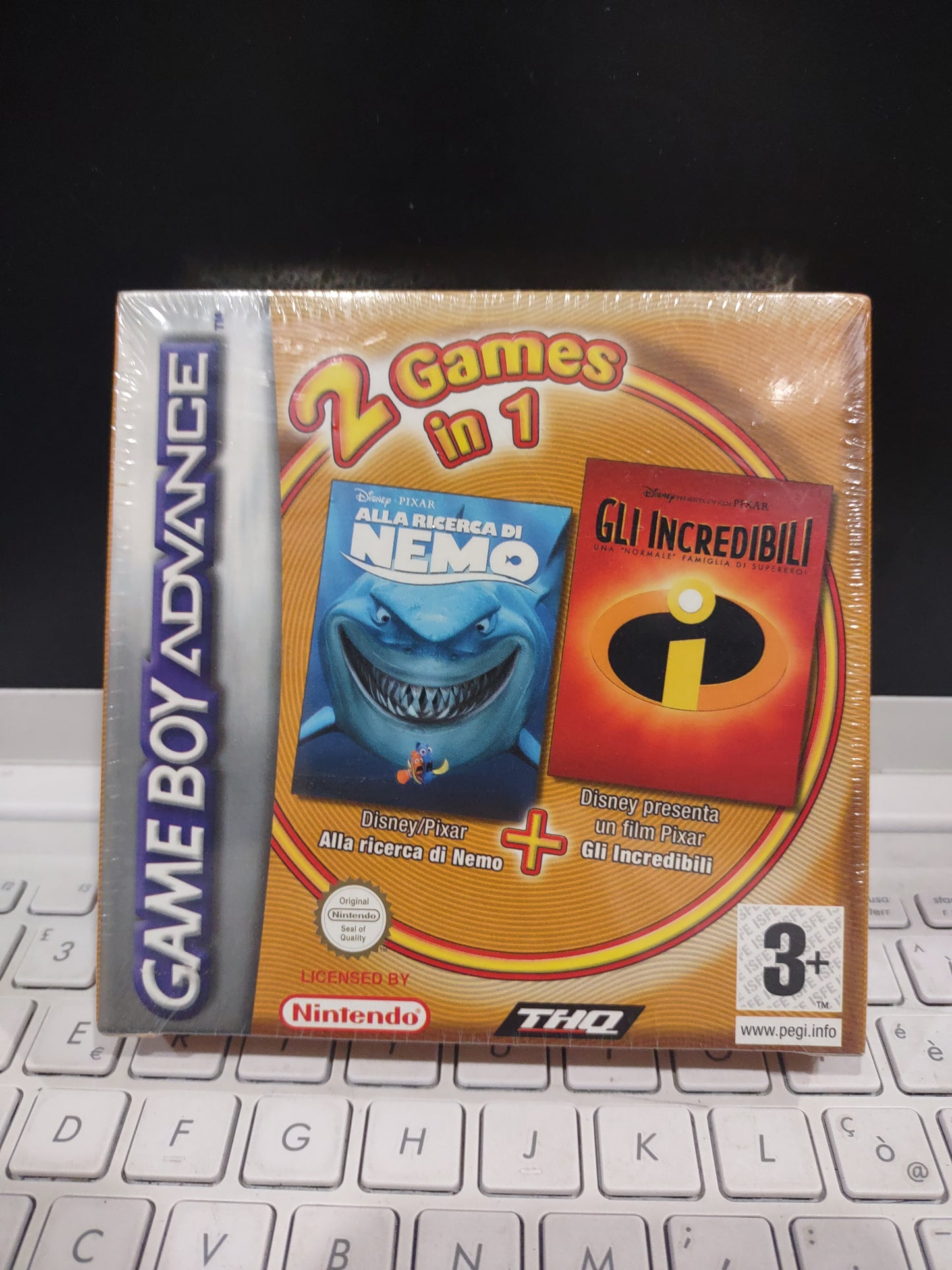Gioco Game boy Advance 2 games in 1 Disney alla ricerca di Nemo e gli incredibili