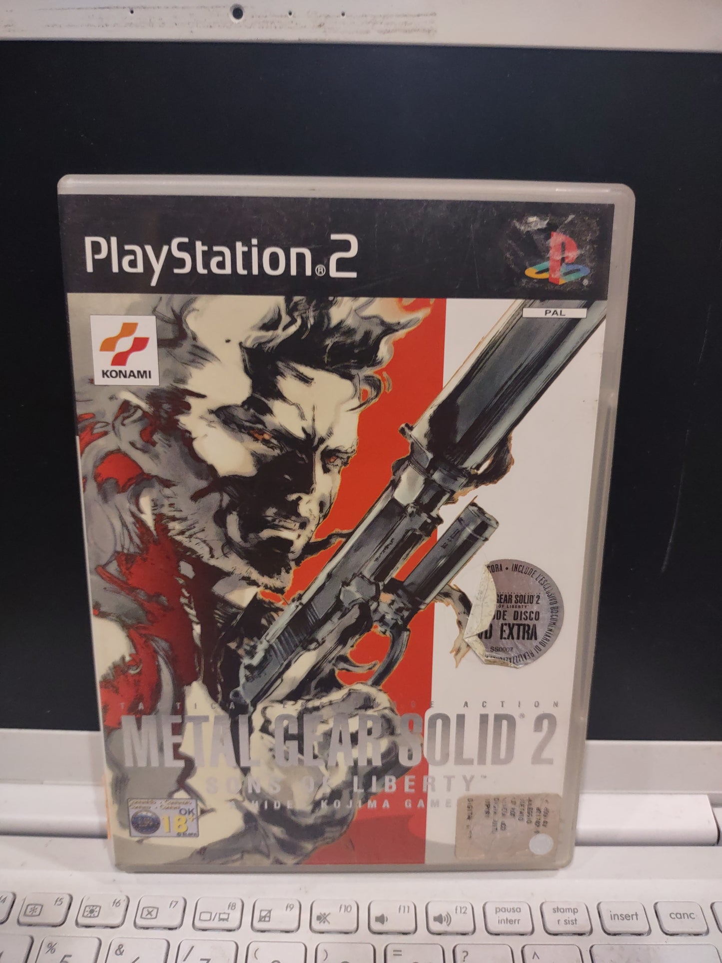 Gioco PlayStation PS2 metal Gear solid 2 ita