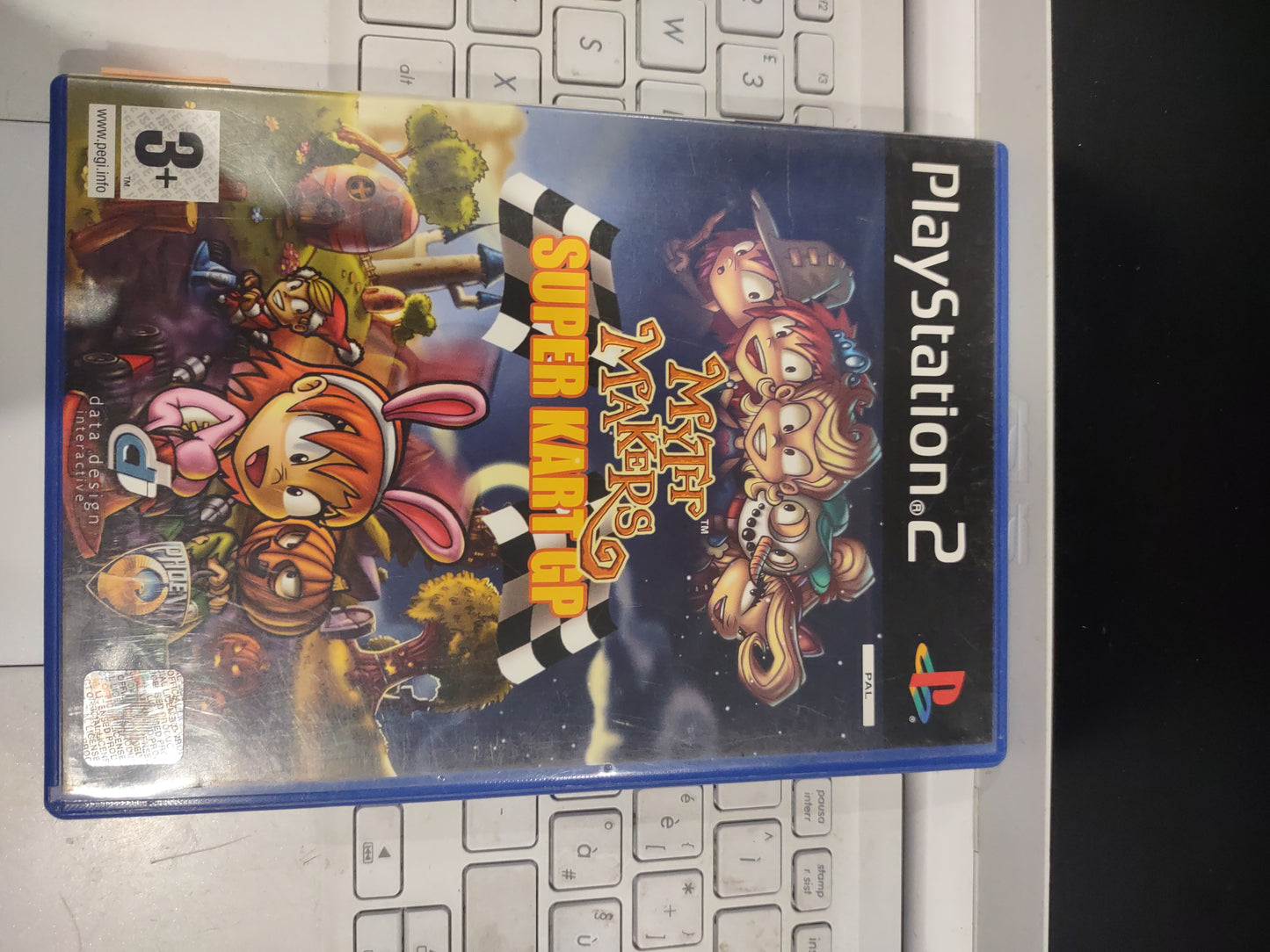 Gioco PlayStation PS2 myth makers Super kart gp