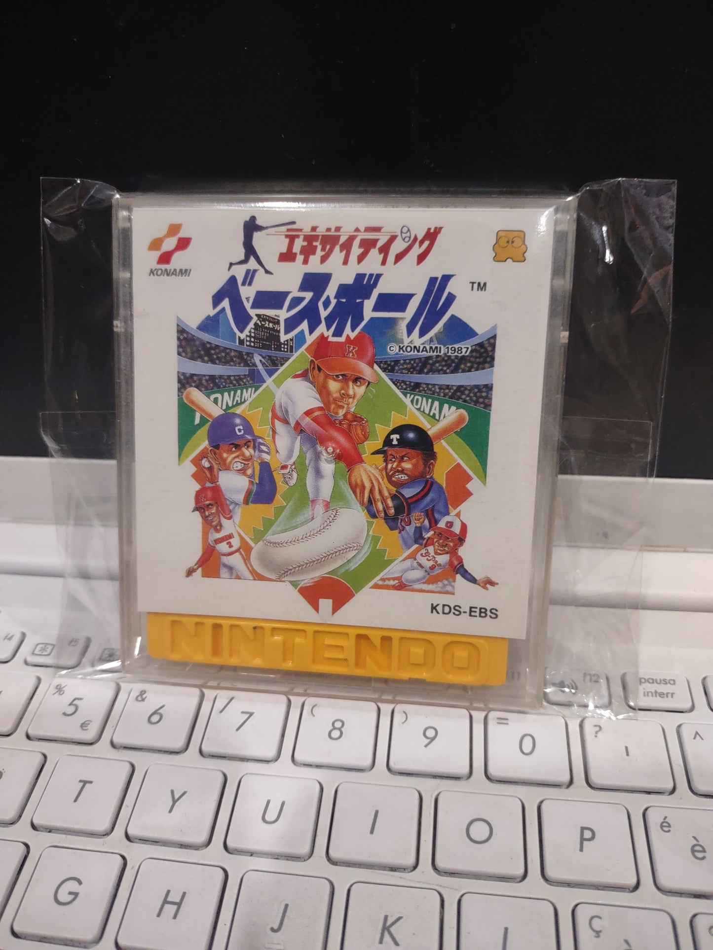 Gioco Nintendo floppy disk famicom baseball konami 1987