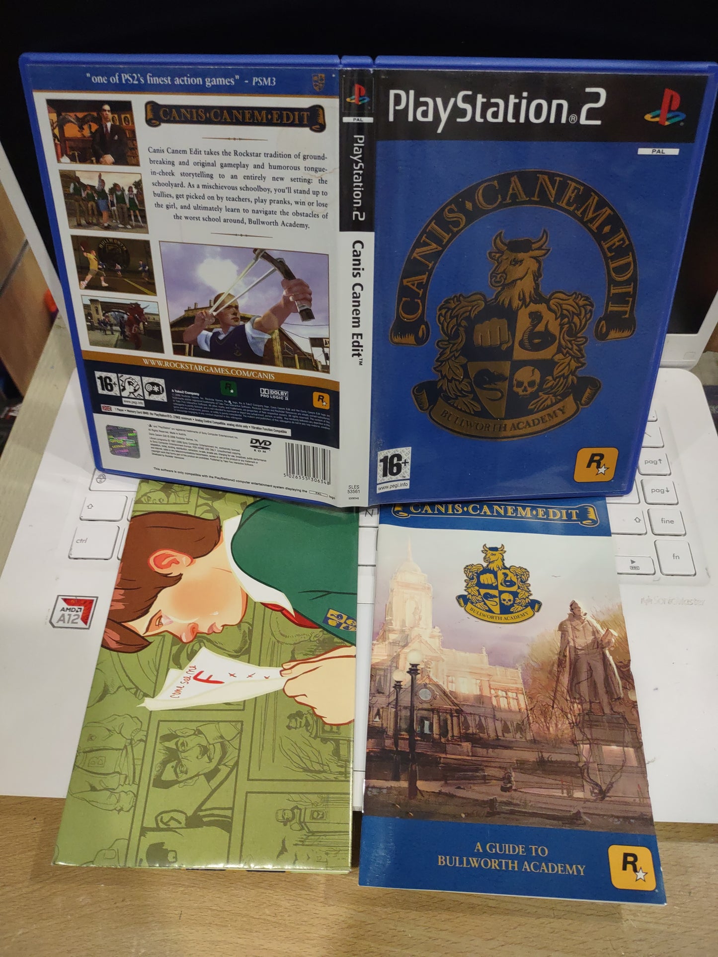 Gioco PlayStation PS2 canis canem edit PAL ENG