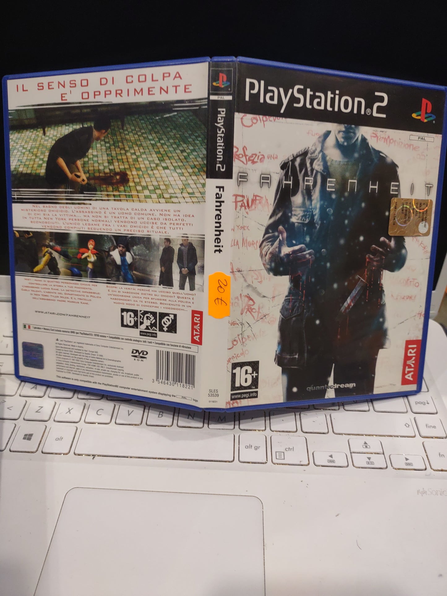 Gioco PlayStation PS2 Atari fahrenheit