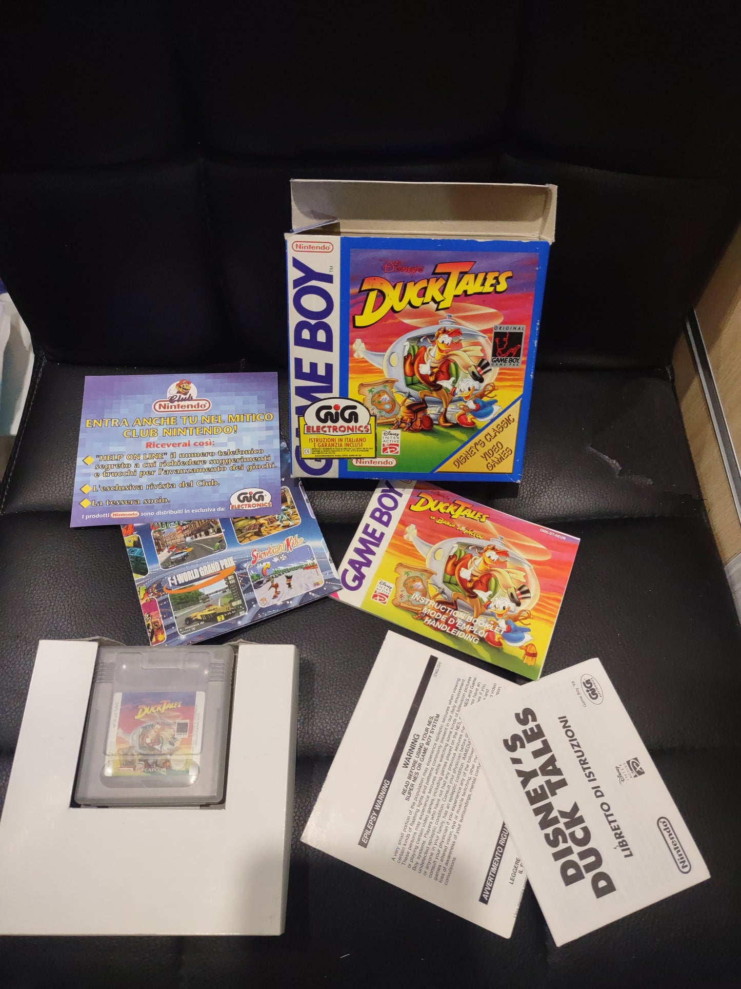 Gioco Nintendo Gameboy Disney DuckTales gig electronics