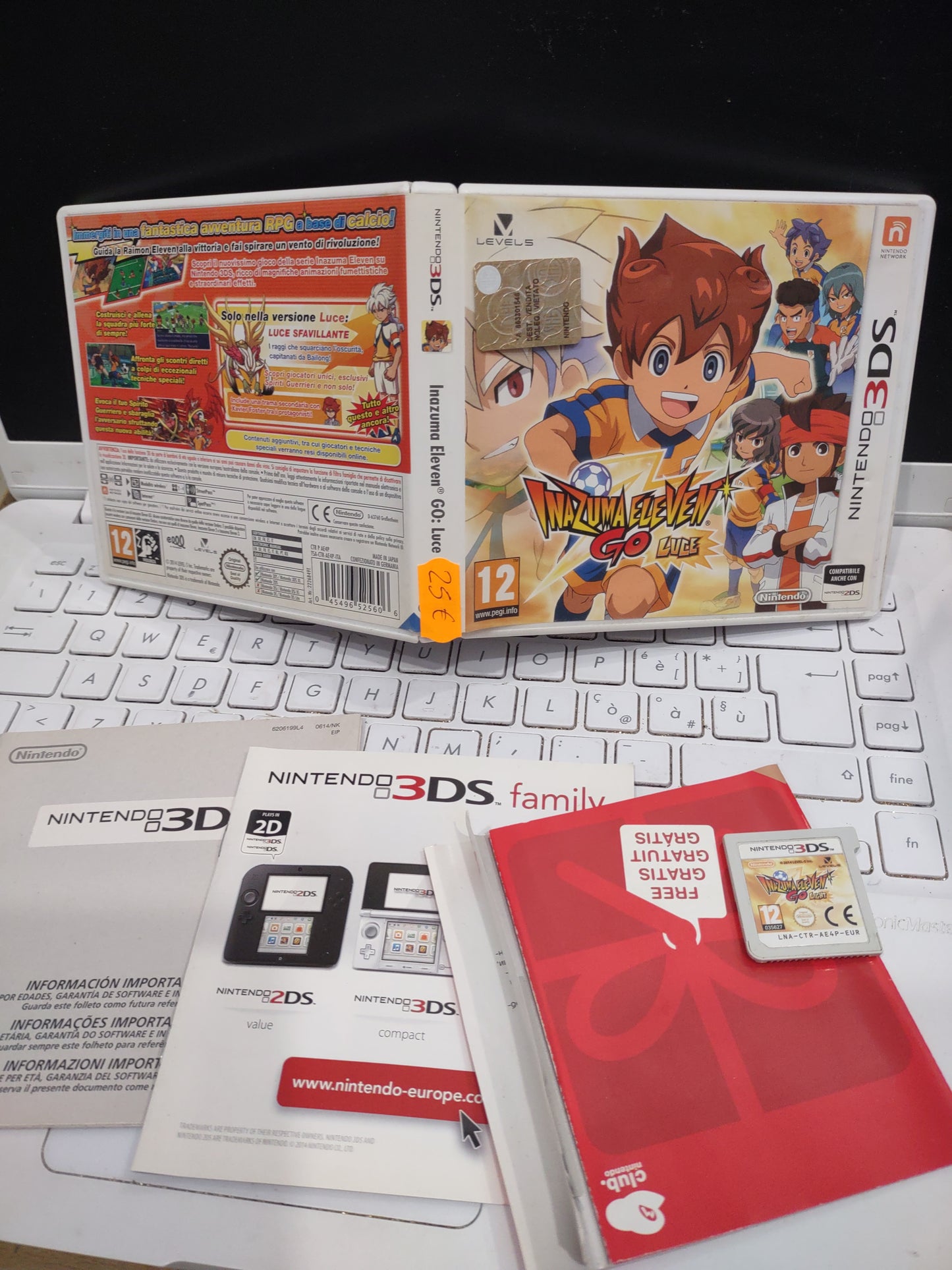 Gioco Nintendo 3ds Inazuma Eleven go luce