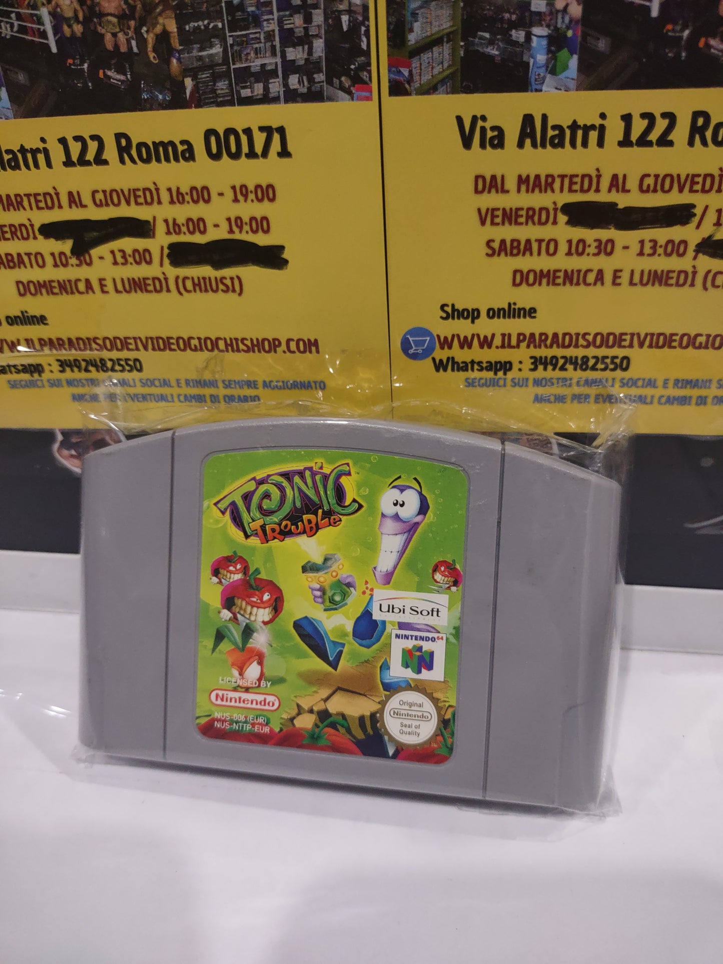Gioco Nintendo 64 tonic trouble n64 PAL eur