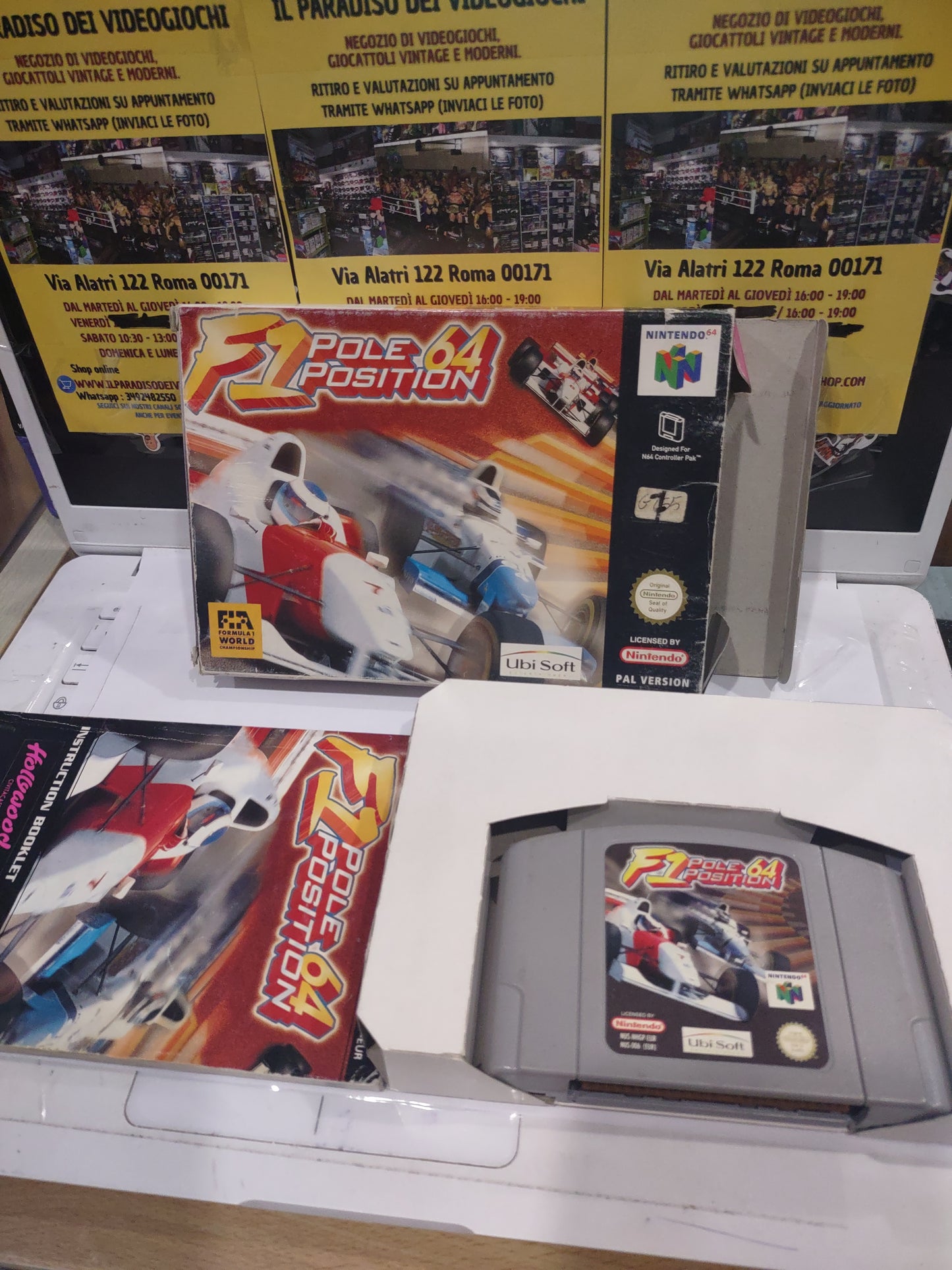 Gioco Nintendo 64 F1 pole position