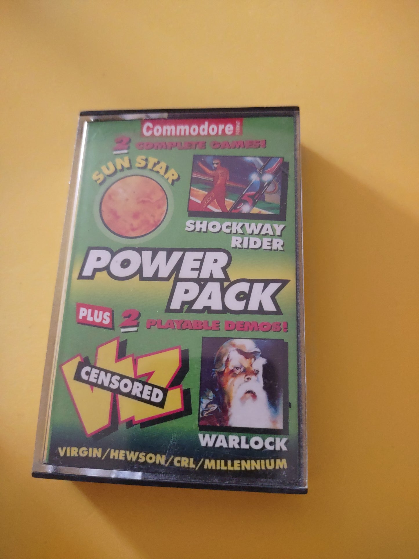 Gioco cassetta commodore Power pack 2 complete games