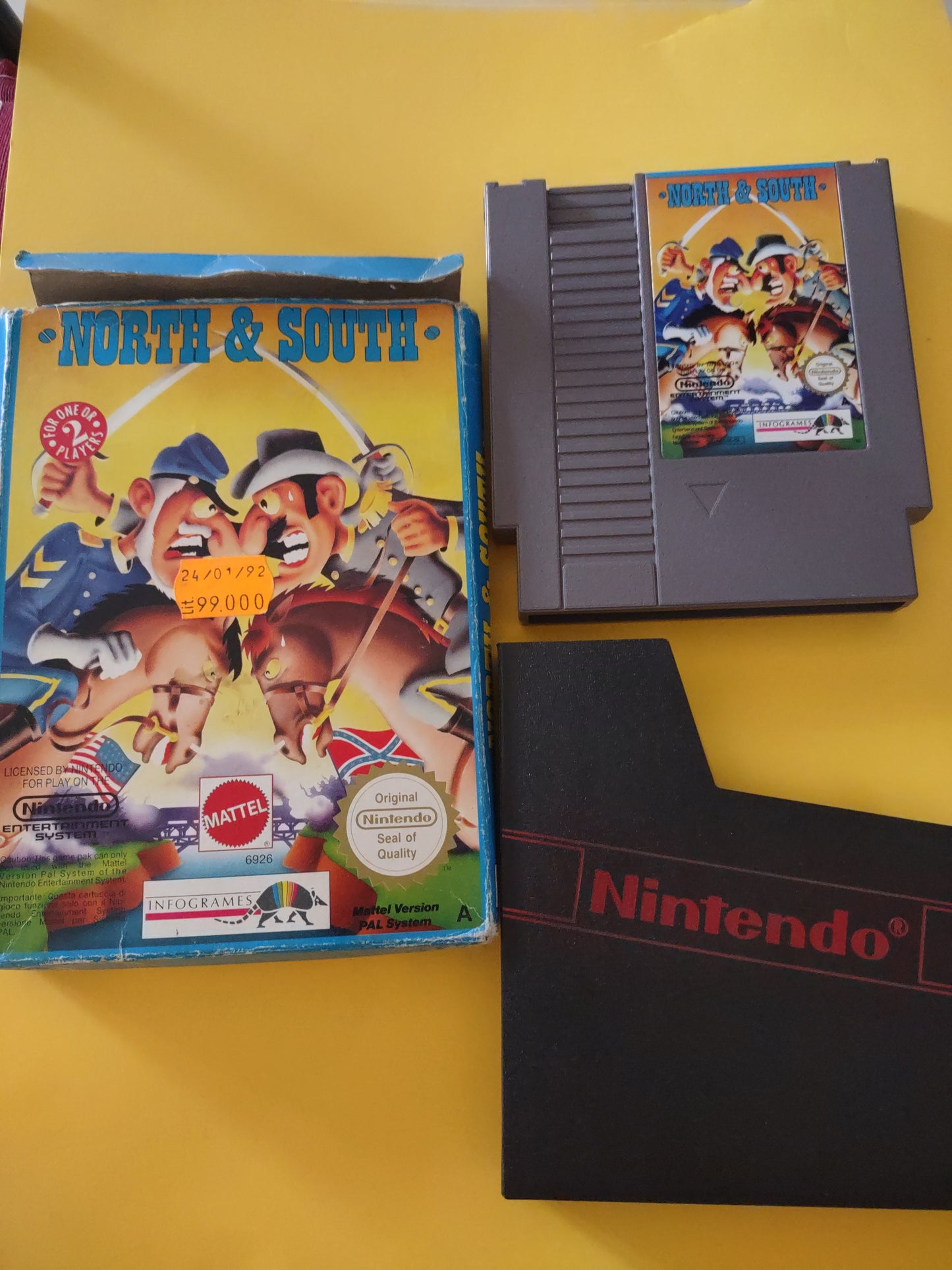 Gioco Nintendo NES North & south Mattel
