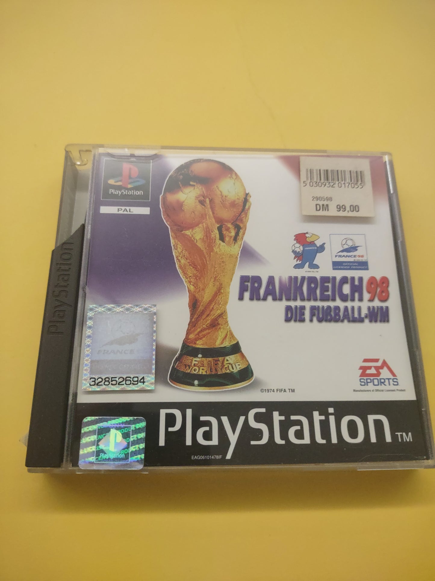 Gioco world Cup 98 Francia PS1 PlayStation