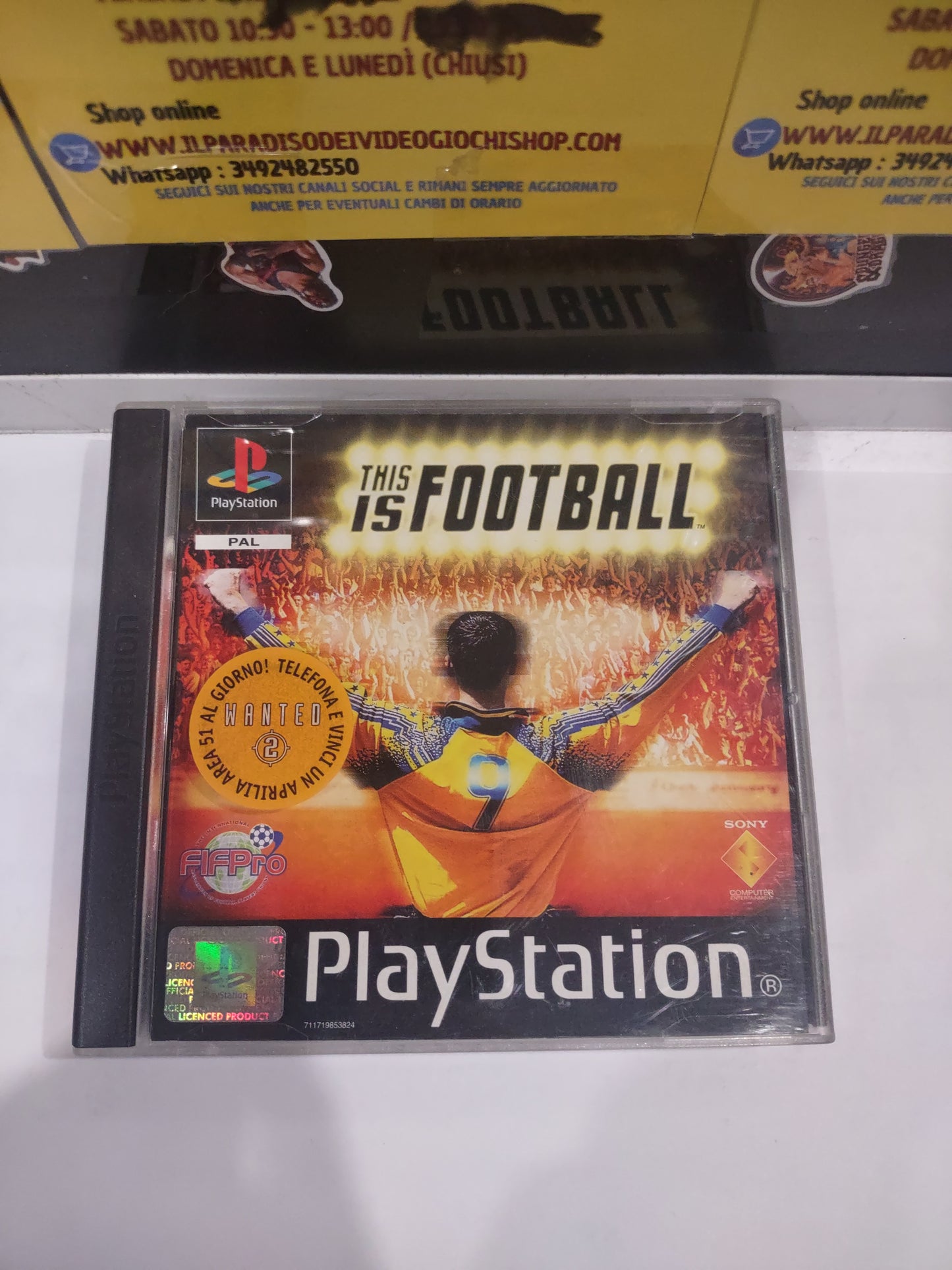 Gioco PlayStation PS1 this is football ita no istruzioni