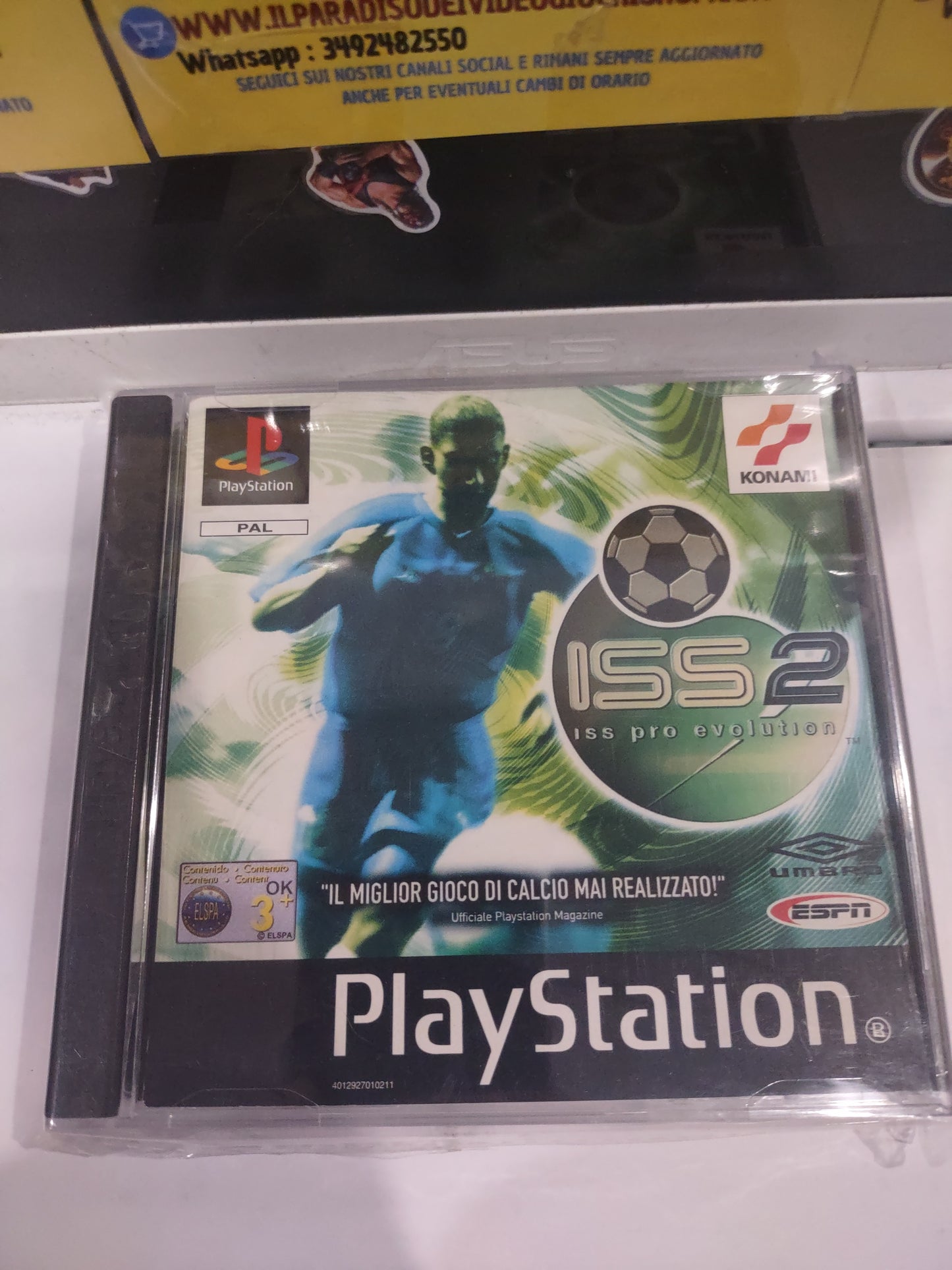 Gioco PlayStation PS1 ita iss pro Evolution 2