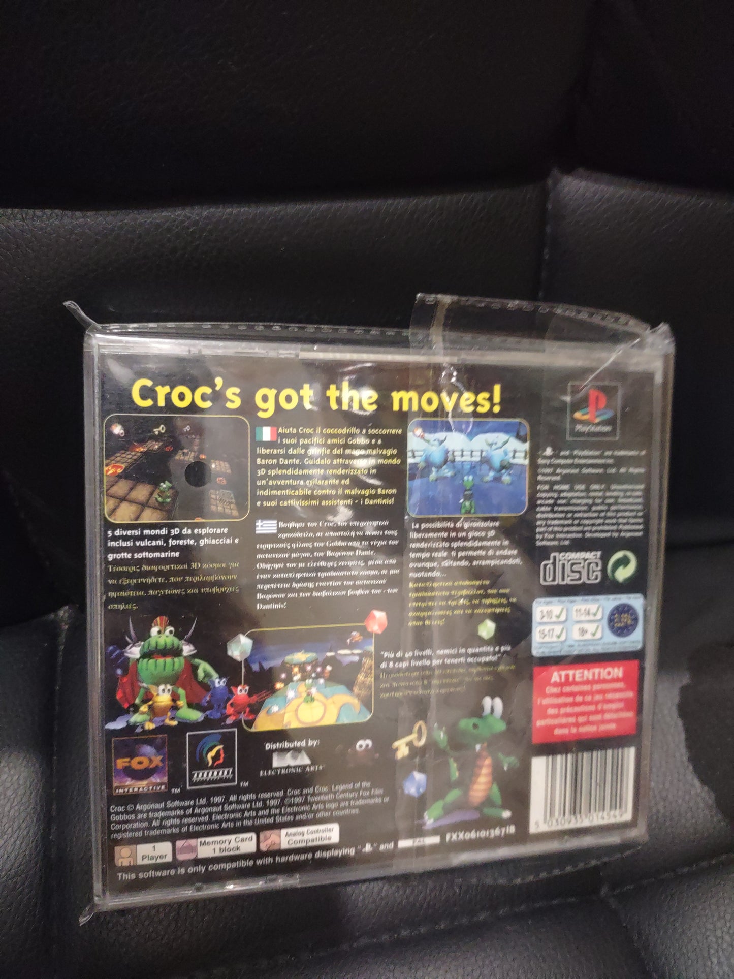 Gioco PlayStation PS1 croc PAL ita