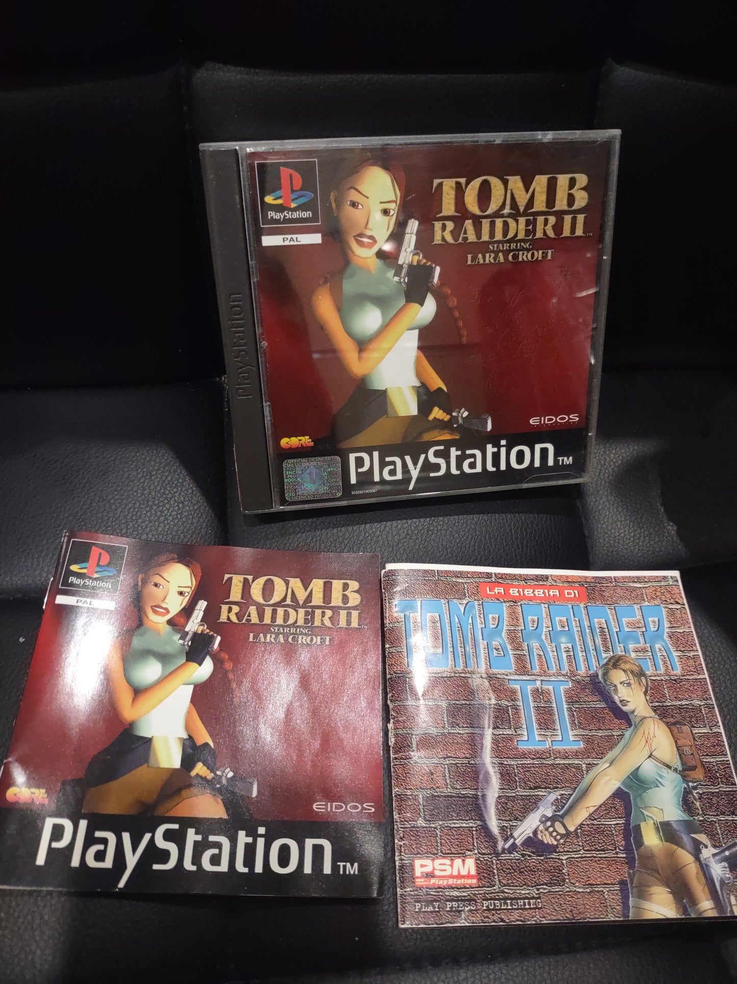 Gioco PlayStation PS1 tomb Raider 2 + bibbia codici