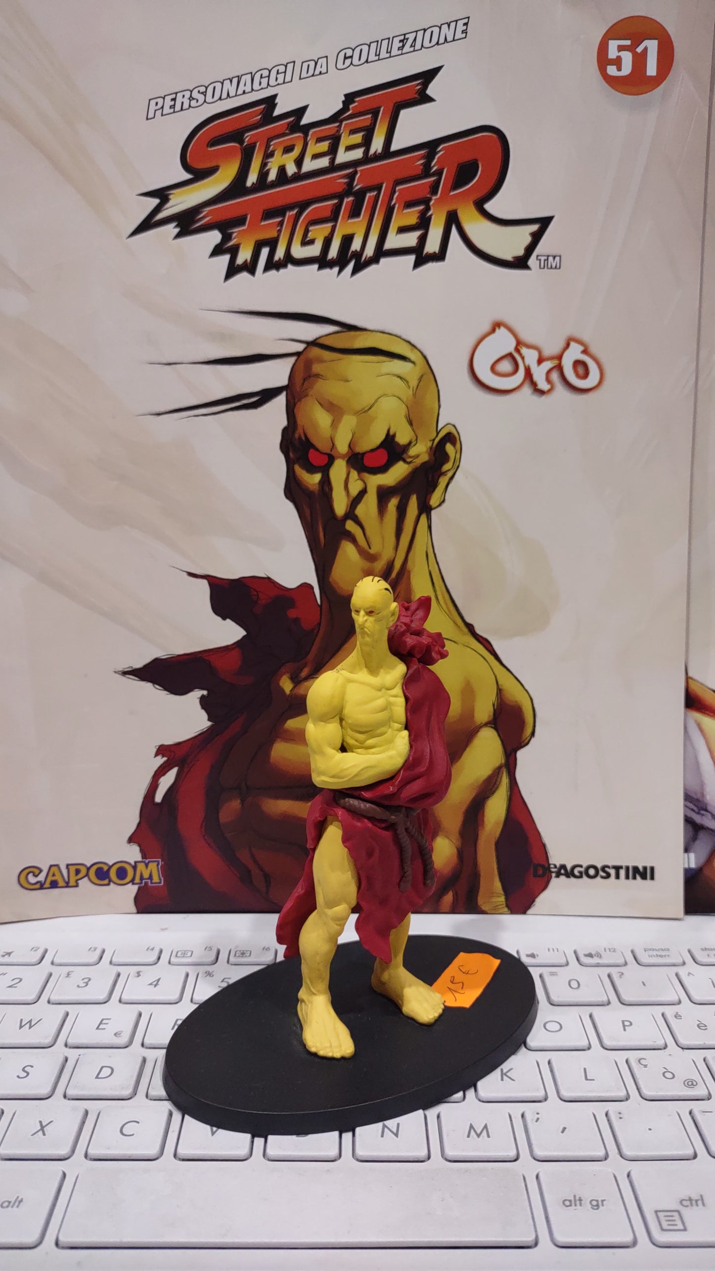 Action figure street fighter Oro de Agostini capcom