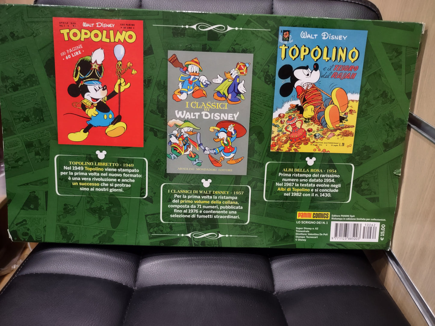 Disney lo scrigno dei N.1 panini comics